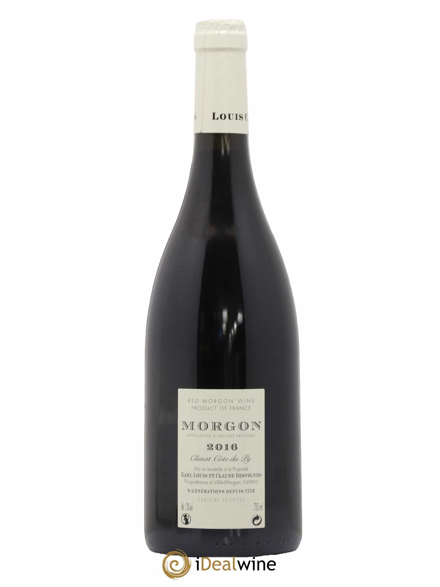 Morgon Côte de Py Javernières Louis-Claude Desvignes (sans prix de réserve) 2016 - Lot de 1 bouteille - 1