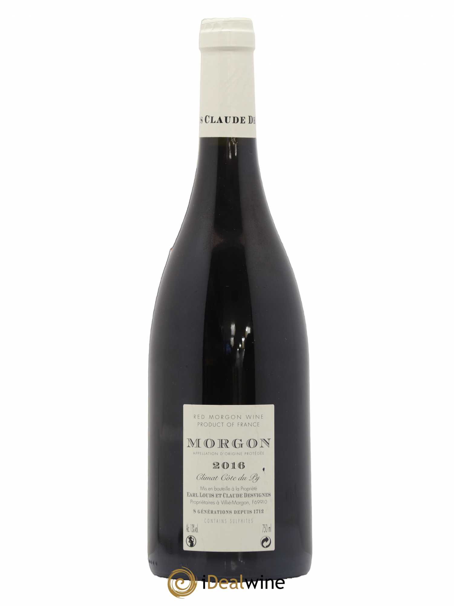 Morgon Côte de Py Javernières Louis-Claude Desvignes (senza prezzo di riserva) 2016 - Lotto di 1 bottiglia - 1