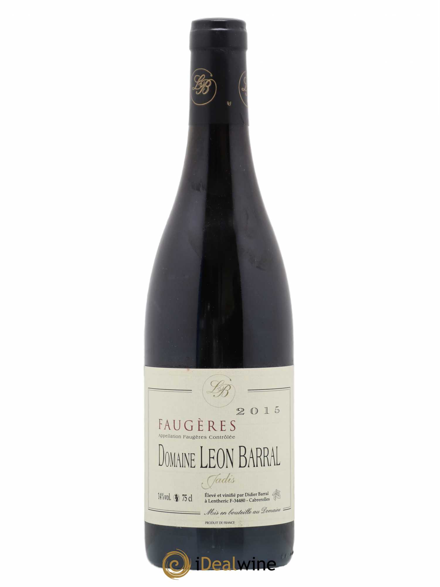 Faugères Jadis Domaine Léon Barral (sans prix de réserve) 2015 - Lot de 1 bouteille - 0