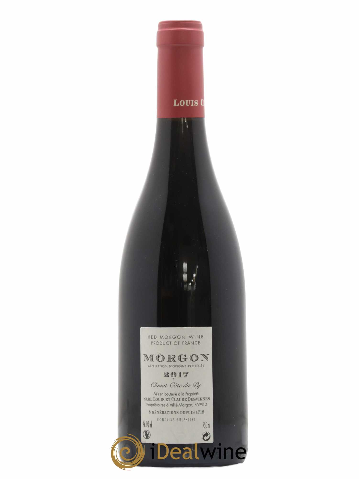 Morgon Côte du Py Louis-Claude Desvignes  (no reserve) 2017 - Lot of 1 bottle - 1