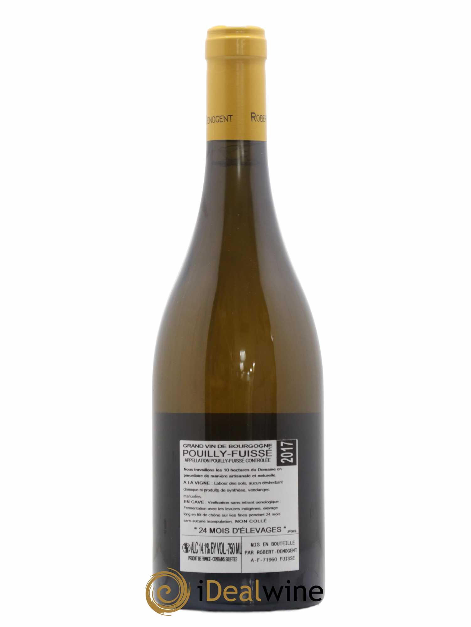 Pouilly-Fuissé Les Cras Vieilles Vignes Robert Denogent (Domaine)  (no reserve) 2017 - Lot of 1 bottle - 1