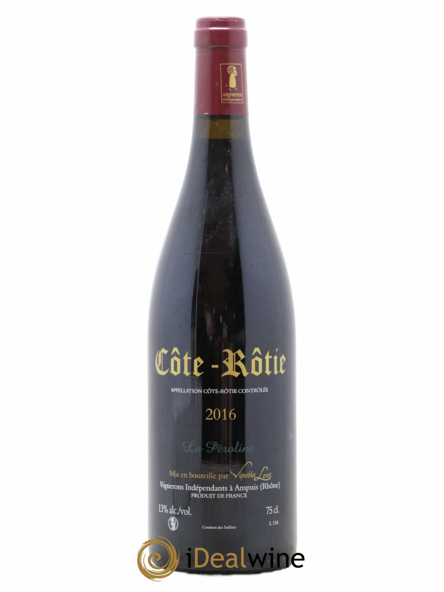 Côte-Rôtie La Péroline Vignobles Levet  (no reserve) 2016 - Lot of 1 bottle - 1