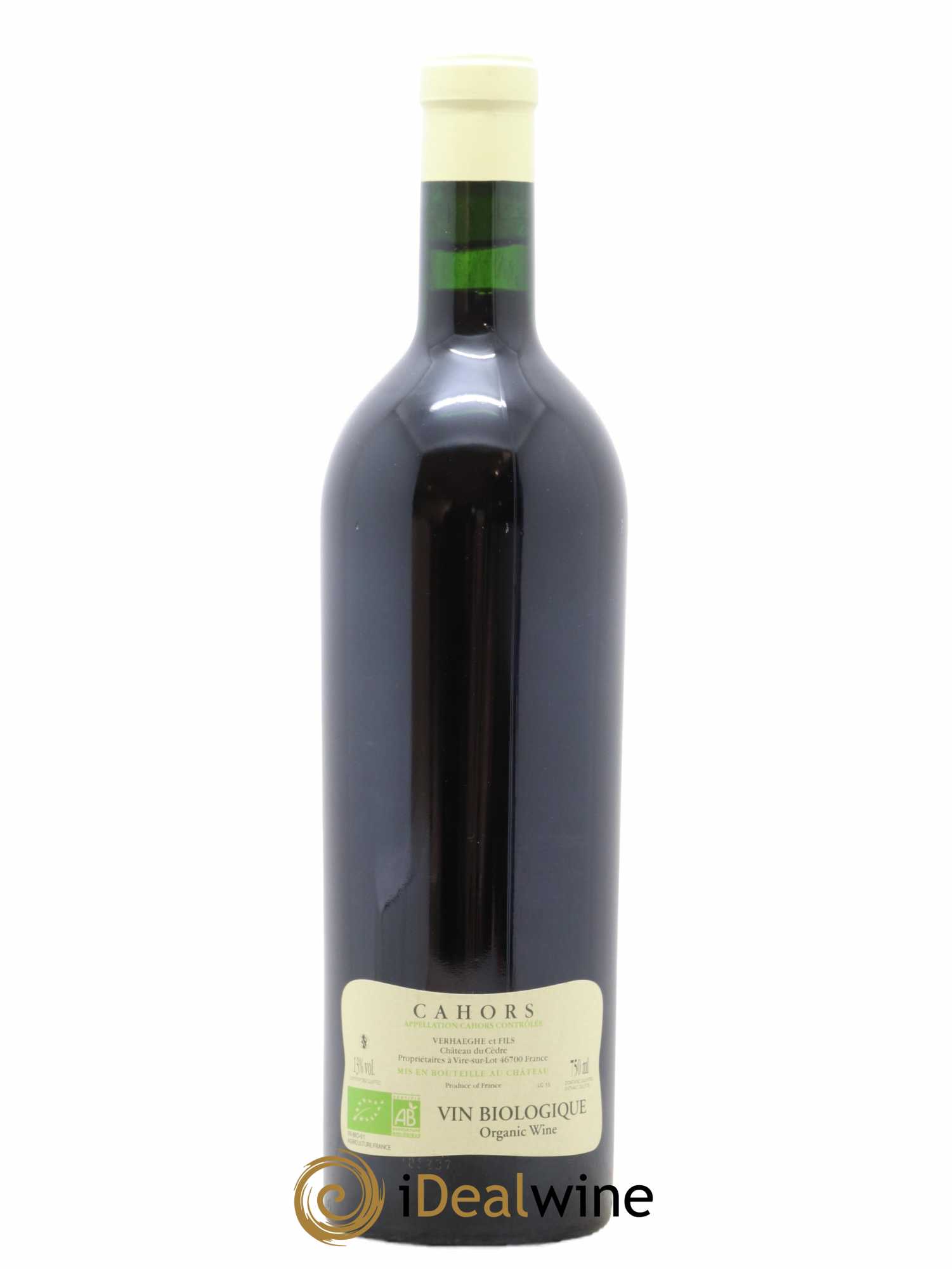 Cahors Château du Cèdre Cuvée Le Cèdre Pascal et Jean-Marc Verhaeghe  (no reserve) 2015 - Lot of 1 bottle - 1