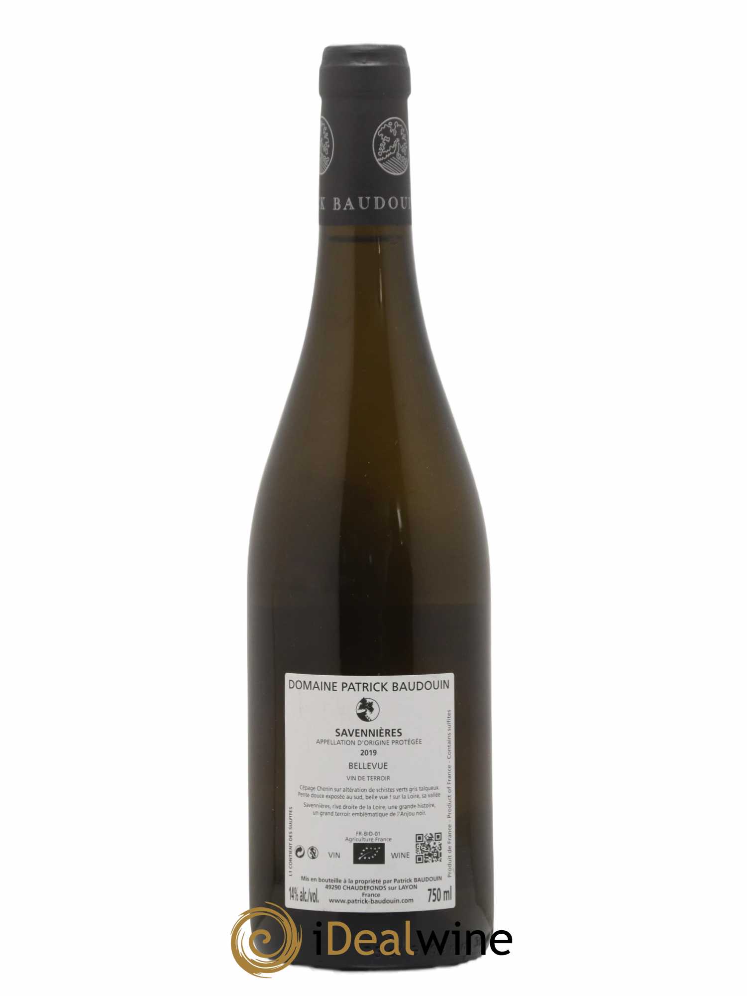 Savennières Bellevue Patrick Baudouin  (no reserve) 2019 - Lot of 1 bottle - 1
