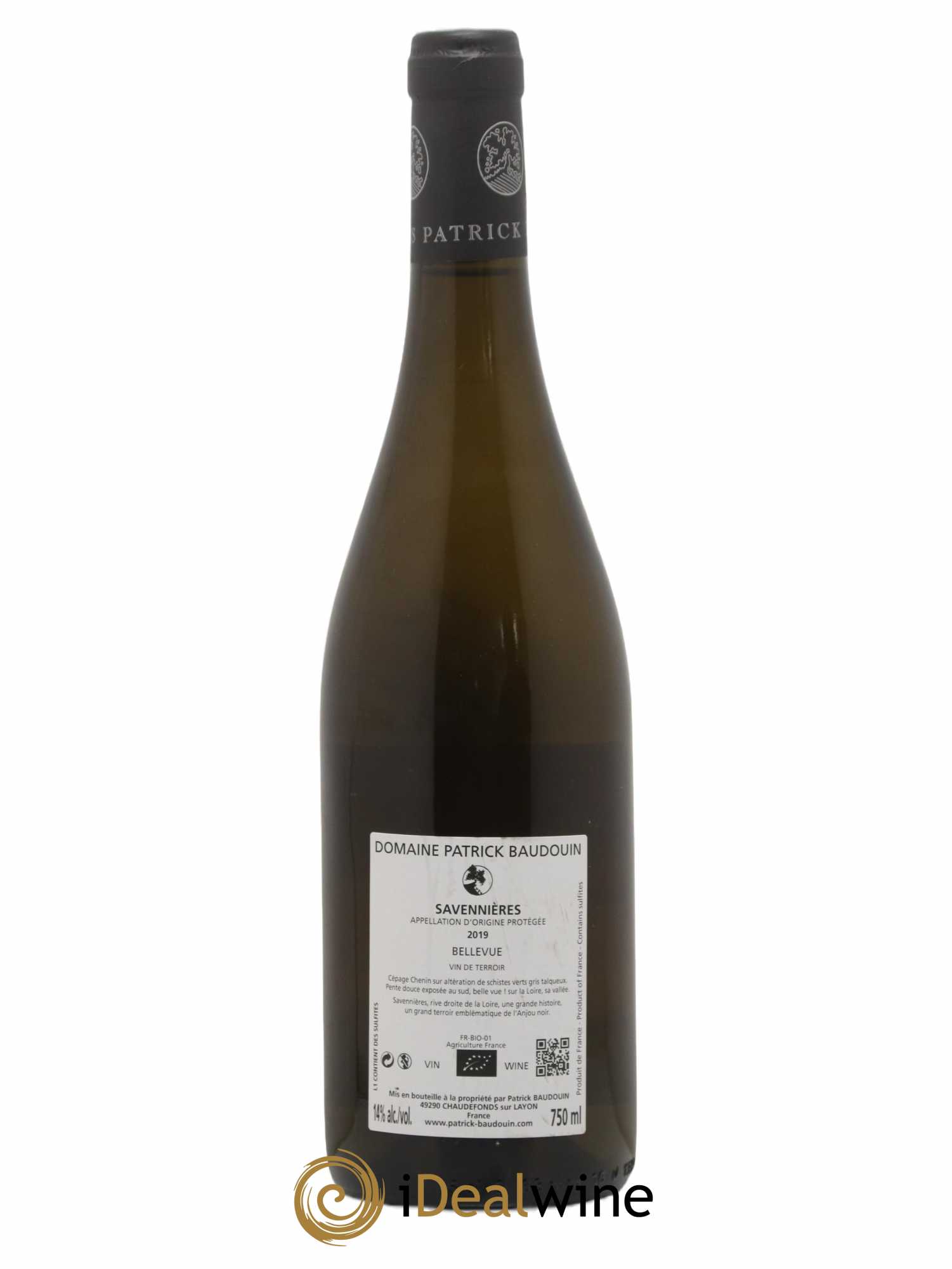 Savennières Bellevue Patrick Baudouin (no reserve) 2019 - Lot of 1 bottle - 1
