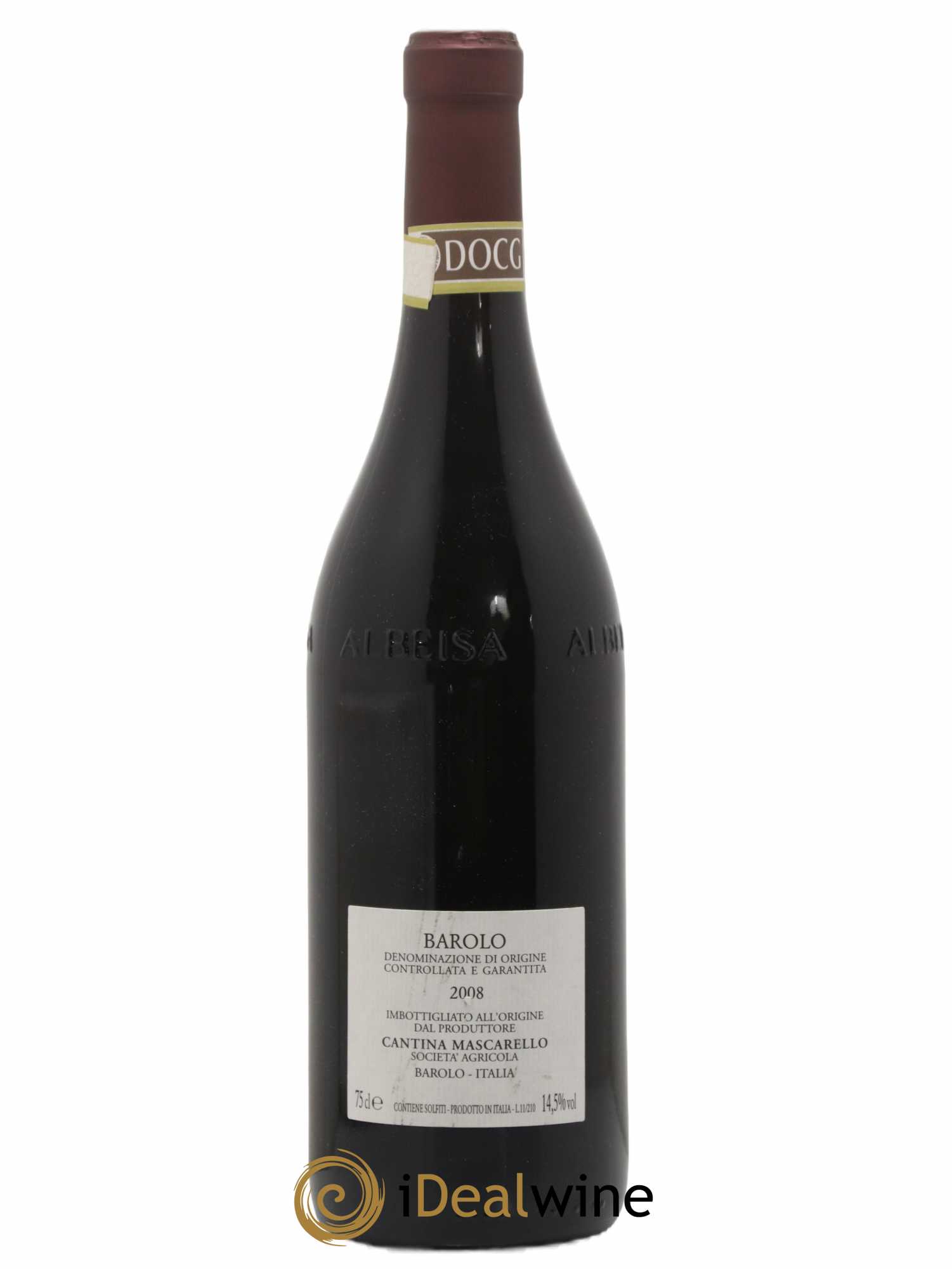 Barolo DOCG Cantina Bartolo Mascarello (no reserve) 2008 - Lot of 1 bottle - 1