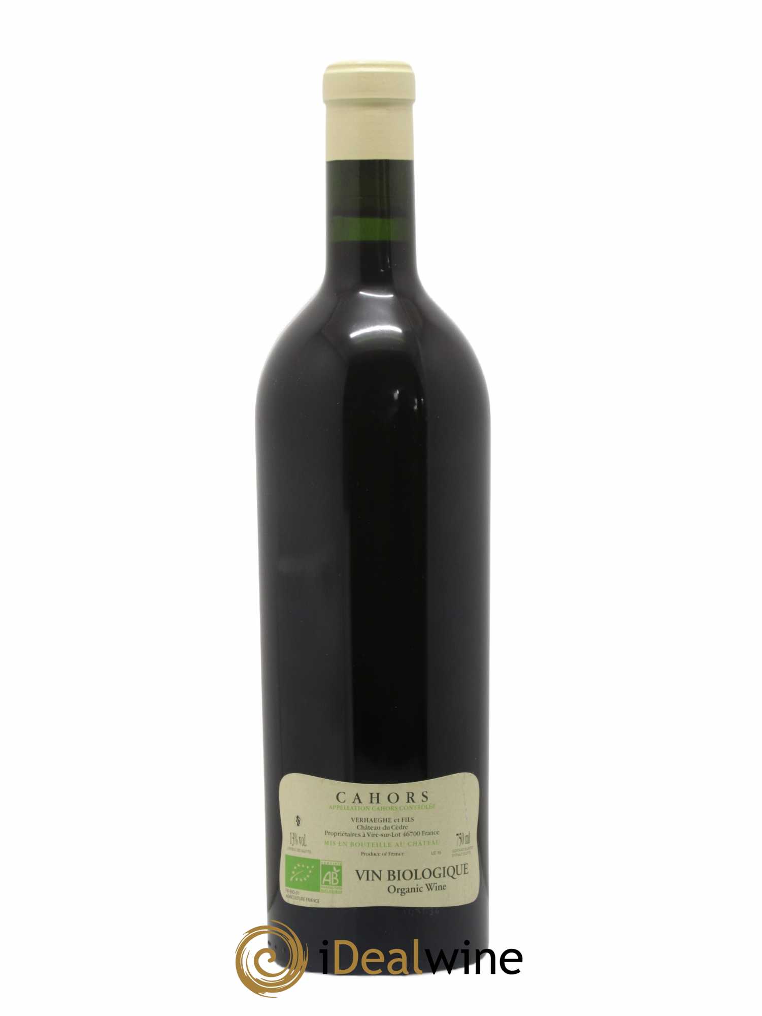 Cahors Château du Cèdre Cuvée Le Cèdre Pascal et Jean-Marc Verhaeghe  (no reserve) 2015 - Lot of 1 bottle - 1