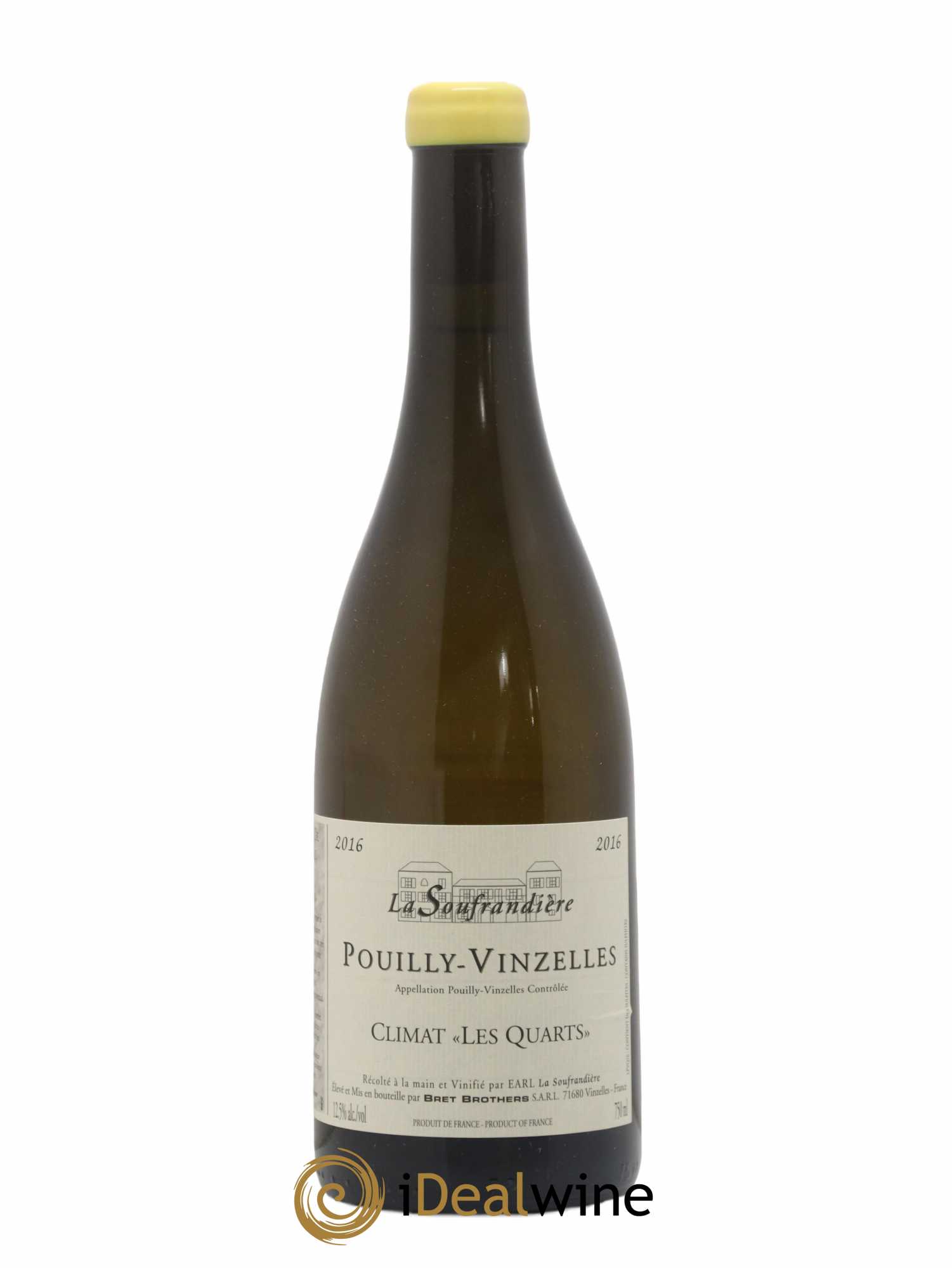 Pouilly-Vinzelles Les Quarts La Soufrandière - Bret Brothers (no reserve) 2016 - Lot of 1 bottle - 0