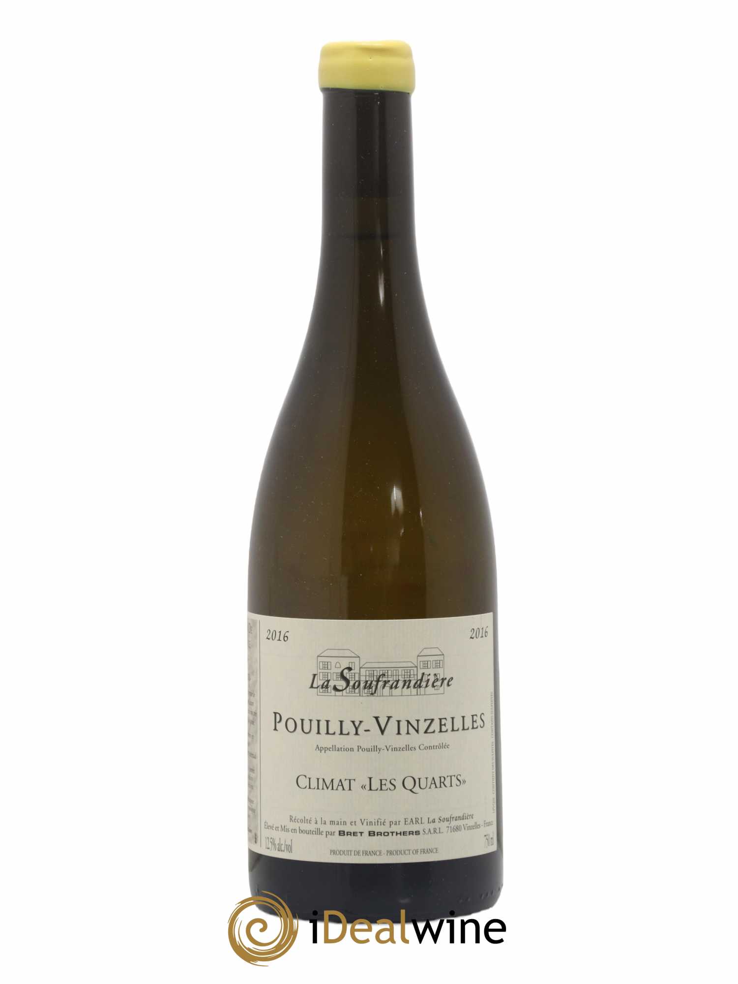 Pouilly-Vinzelles Les Quarts La Soufrandière - Bret Brothers (sans prix de réserve) 2016 - Lot de 1 bouteille - 0