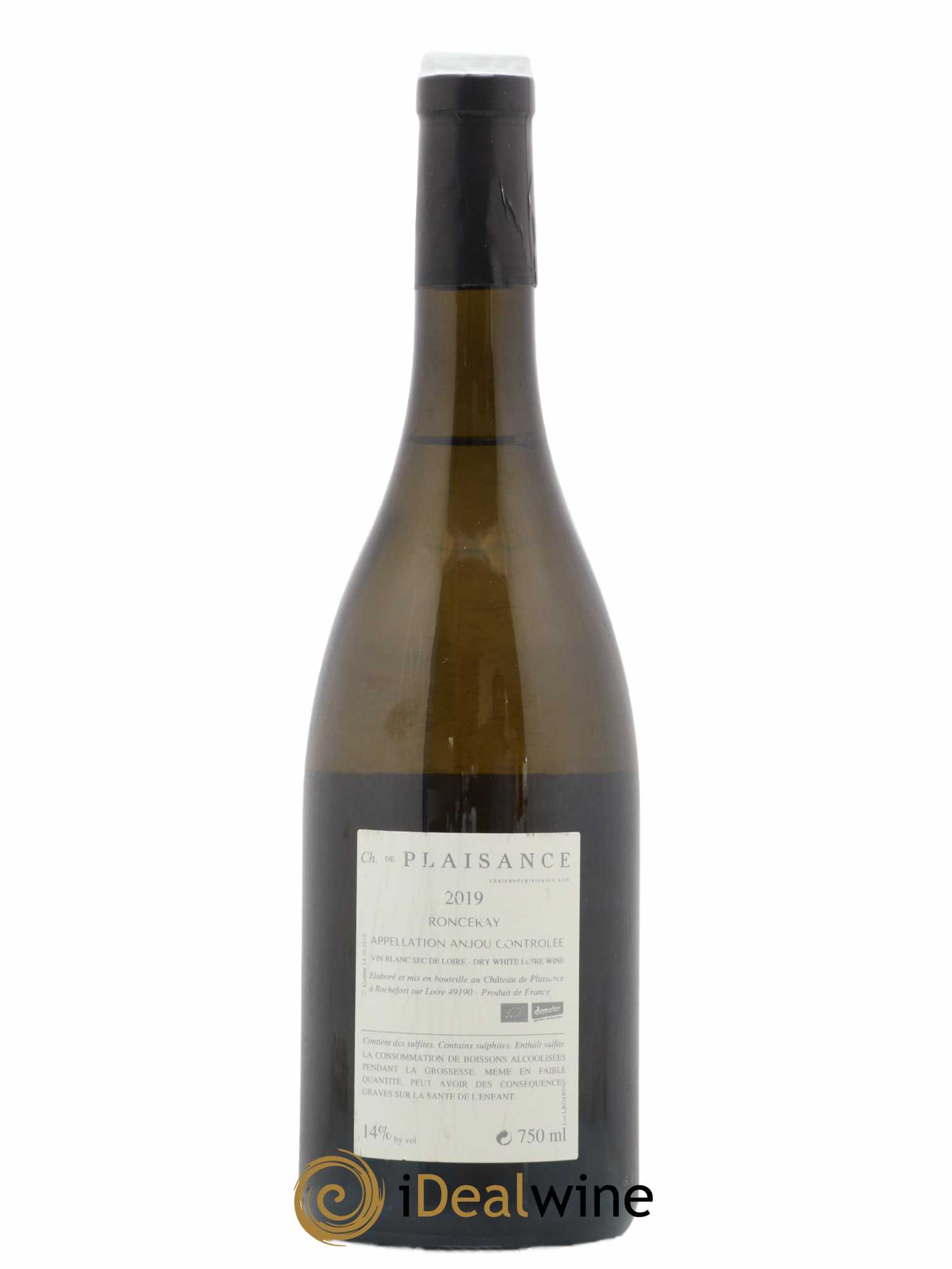 Anjou Ronceray Château de Plaisance  (sans prix de réserve) 2019 - Lot de 1 bouteille - 1