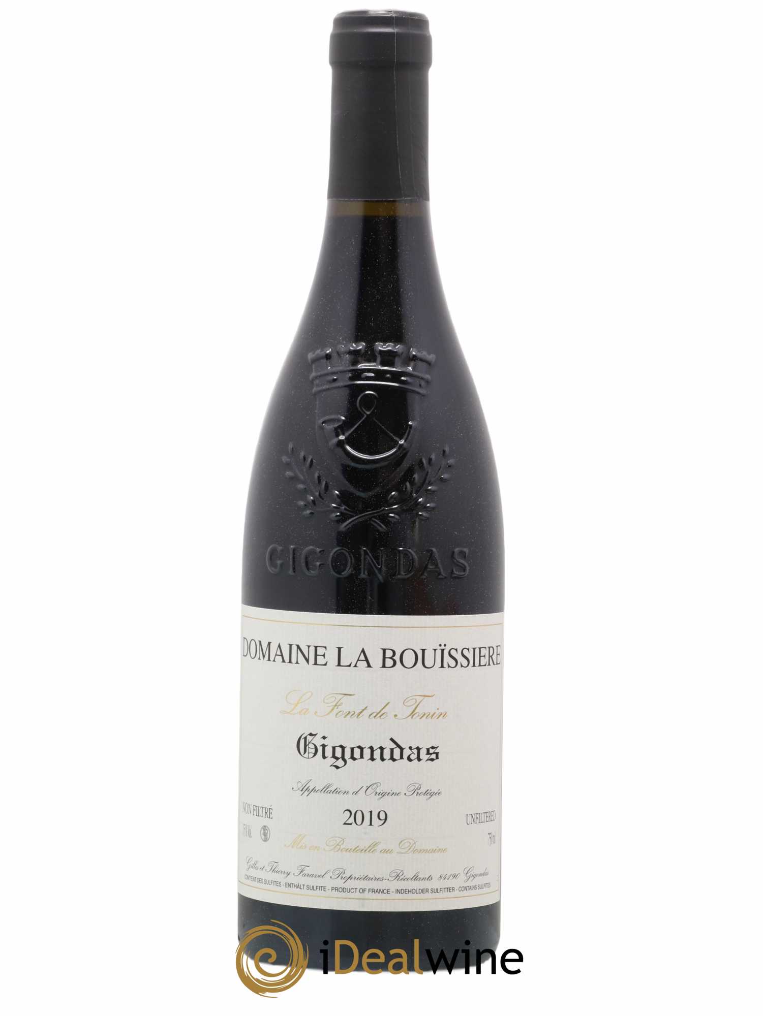 Gigondas La Font de Tonin La Bouïssière (sans prix de réserve) 2019 - Lot de 1 bouteille - 0