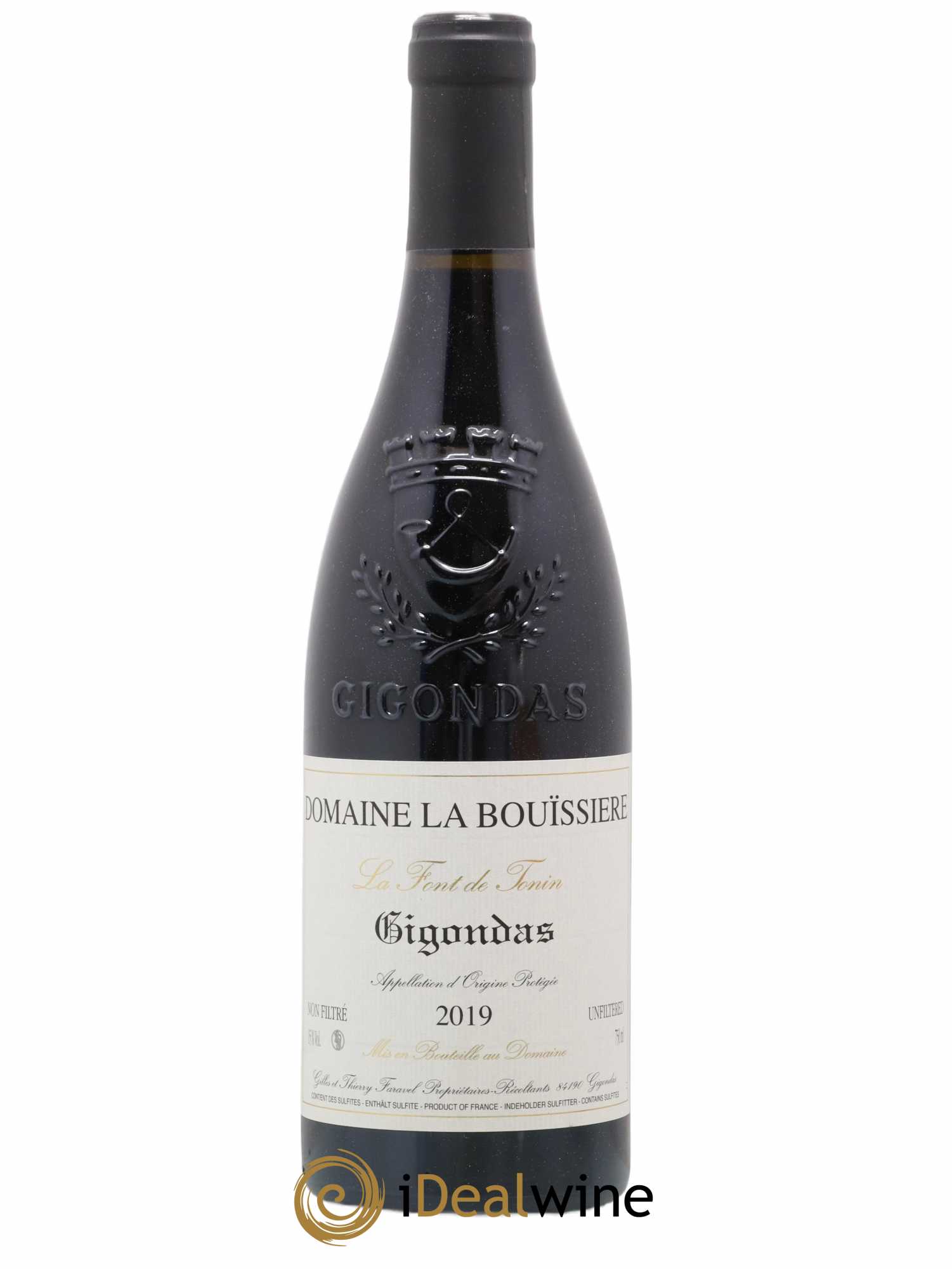 Gigondas La Font de Tonin La Bouïssière (sans prix de réserve) 2019 - Lot de 1 bouteille - 0