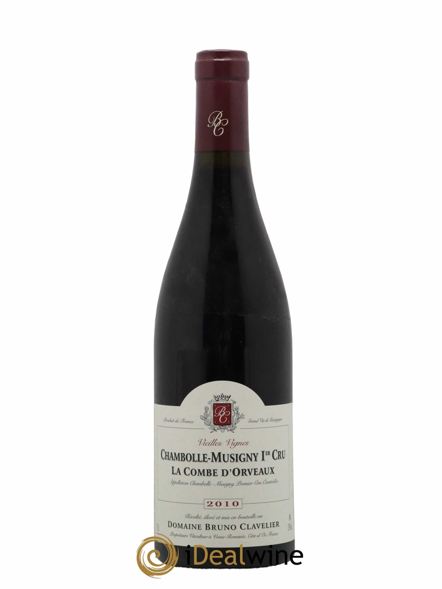 Chambolle-Musigny 1er Cru La Combe d'Orveaux Vieilles Vignes Bruno Clavelier 2010 - Lot de 1 bouteille - 0