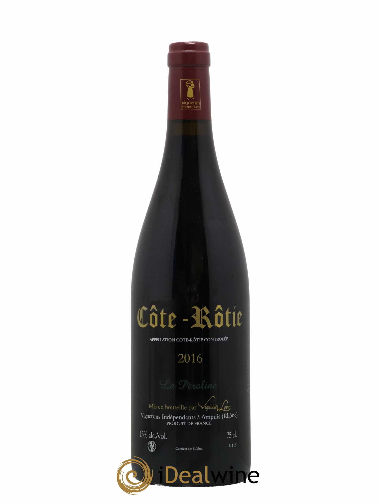 Côte-Rôtie La Péroline Vignobles Levet 2016 - Lot de 1 bouteille - 1