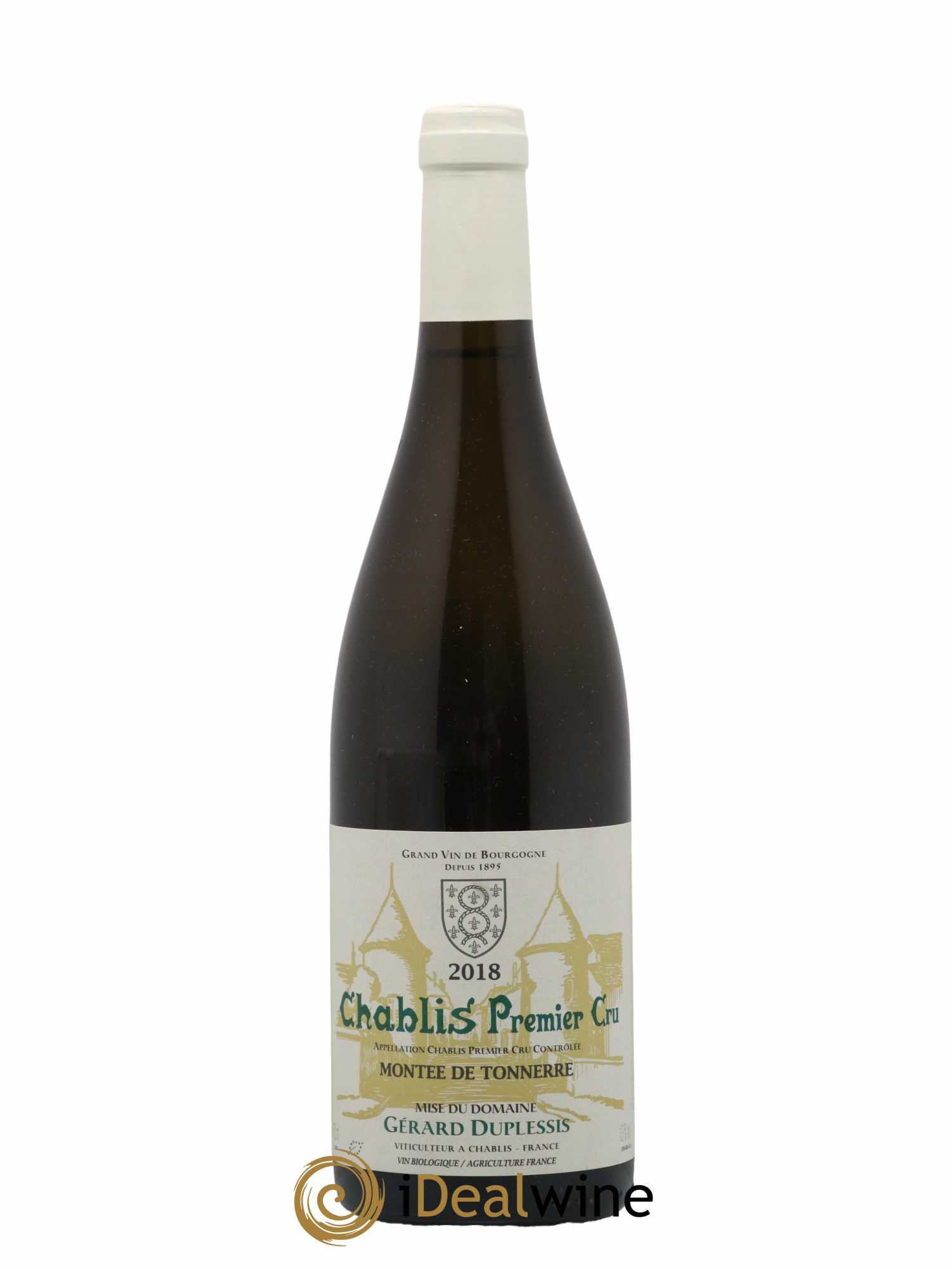 Chablis 1er Cru Montée de Tonnerre Gerard Duplessis 2018 - Lot de 1 bouteille - 0