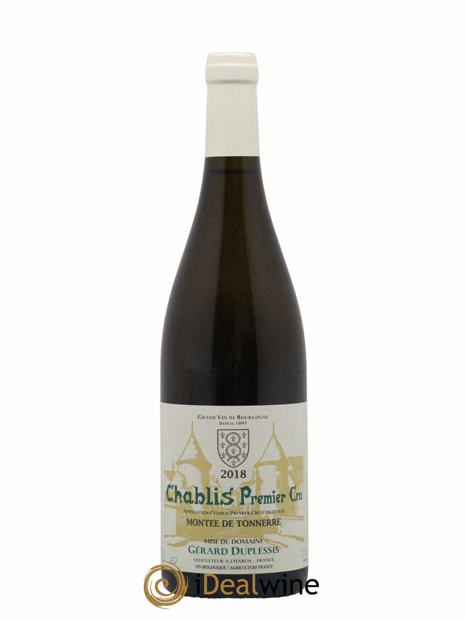 Chablis 1er Cru Montée de Tonnerre Gerard Duplessis 2018 - Lot de 1 bouteille - 0