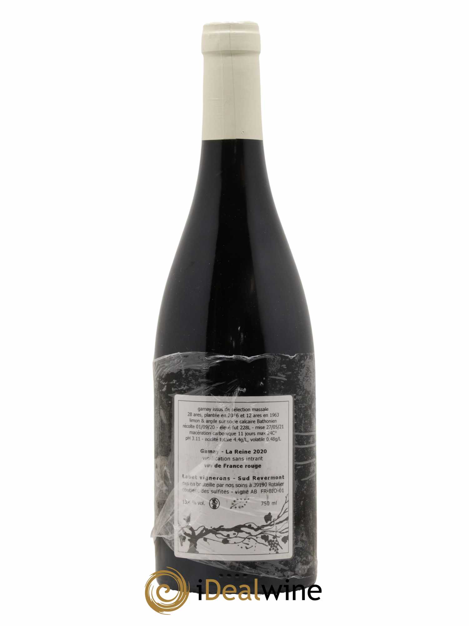 Vin de France Gamay La Reine Labet (Domaine) 2020 - Lot de 1 bouteille - 1