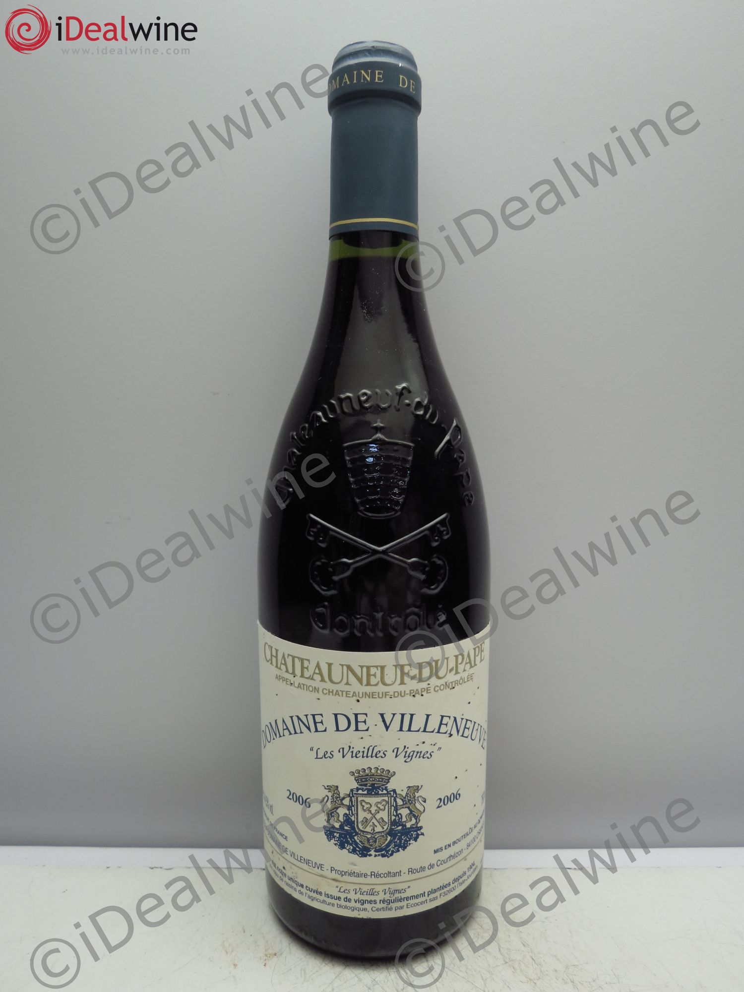 Châteauneuf-du-Pape Vieilles Vignes - Domaine de Villeneuve 2006 - Posten von 1 Flasche - 0