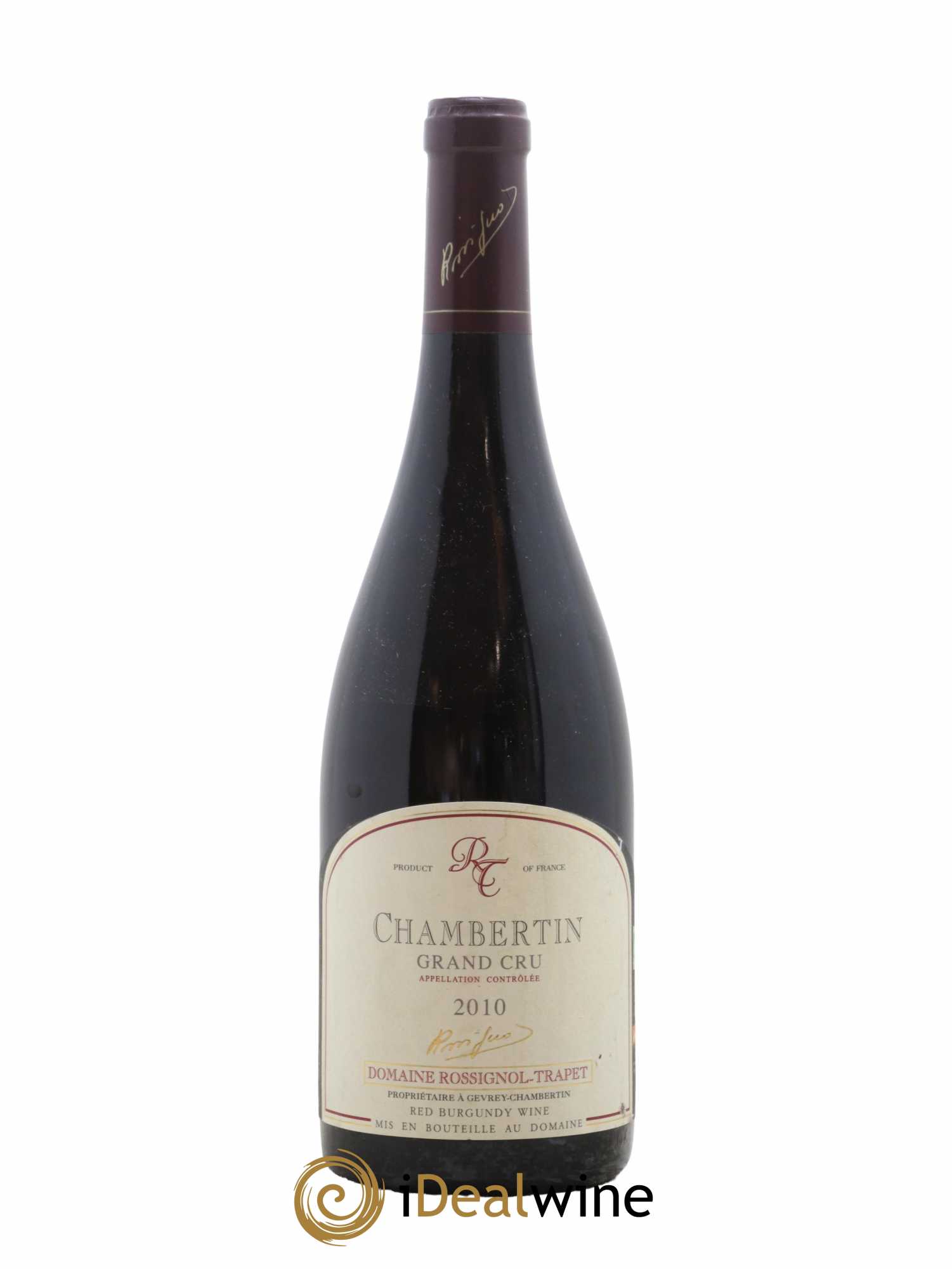 Chambertin Grand Cru Rossignol-Trapet (Domaine) 2010 - Lot de 1 bouteille - 0
