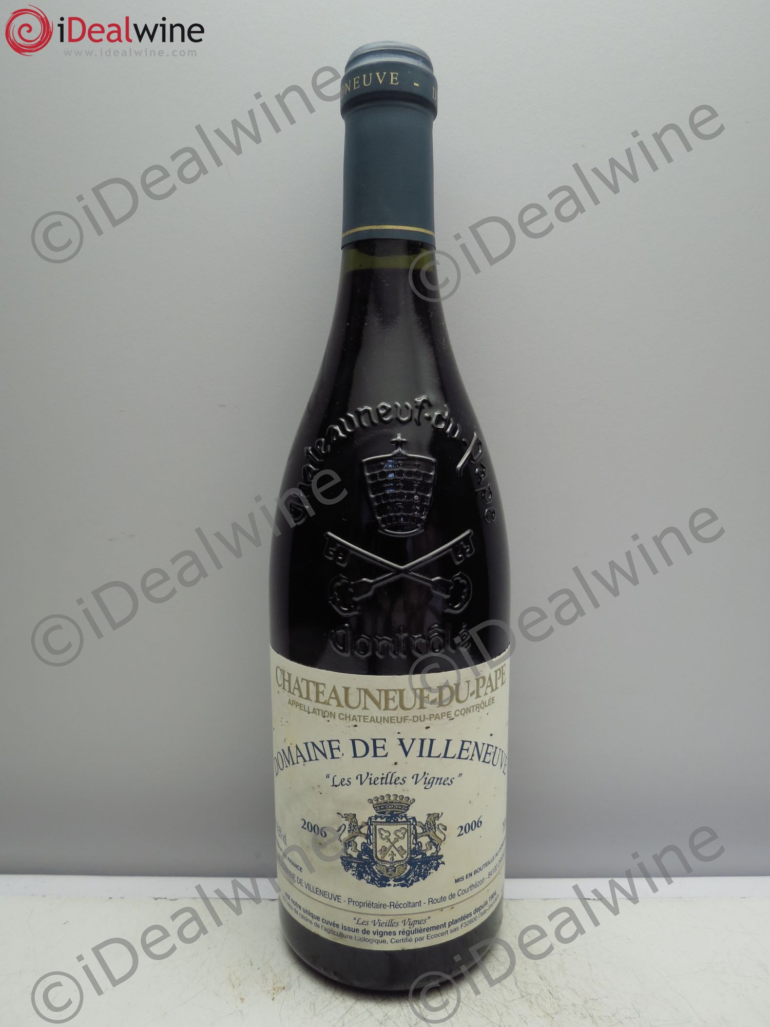 Châteauneuf-du-Pape Vieilles Vignes - Domaine de Villeneuve 2006 - Posten von 1 Flasche - 0