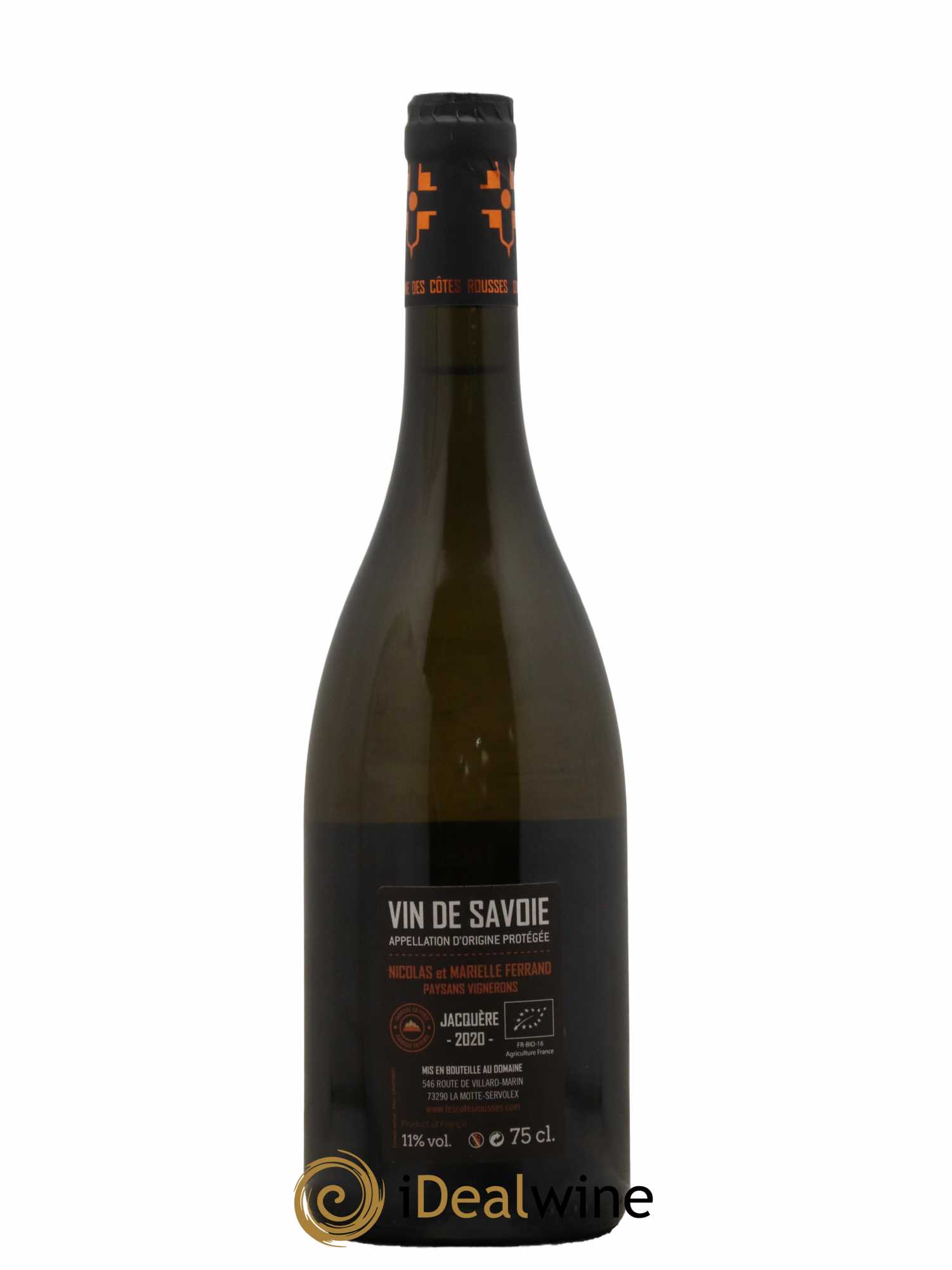 Vin de France Armenaz Domaine des Côtes Rousses 2020 - Lot de 1 bouteille - 1