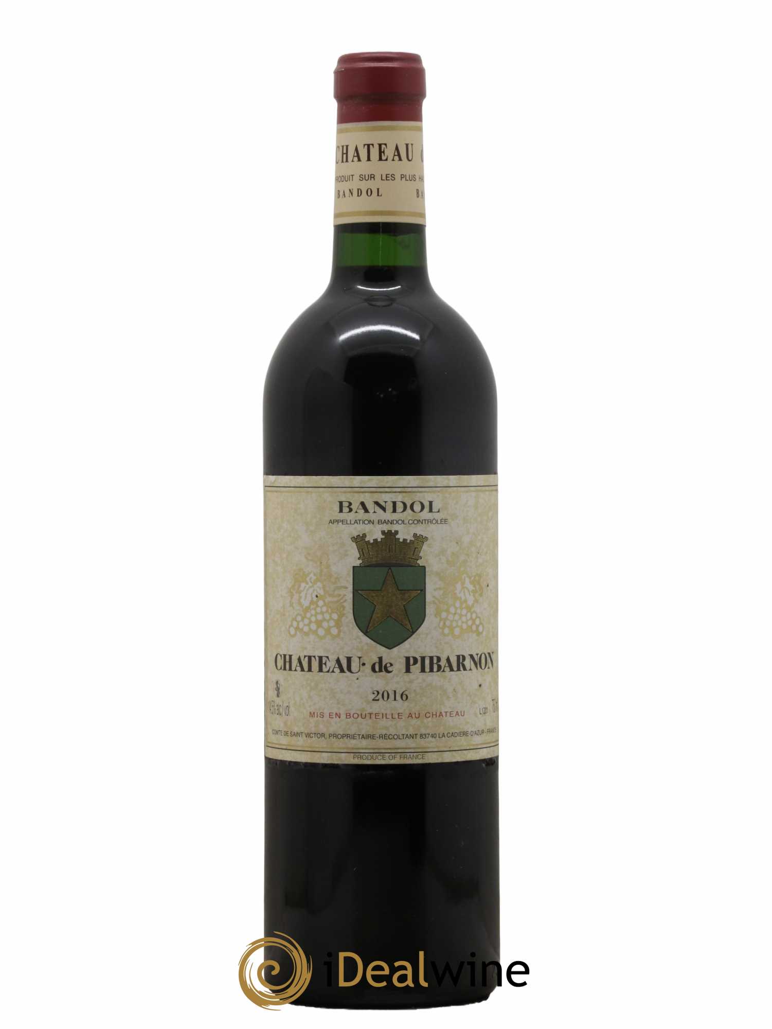 Bandol Château de Pibarnon Comte de Saint-Victor 2016 - Lot de 1 bouteille - 0
