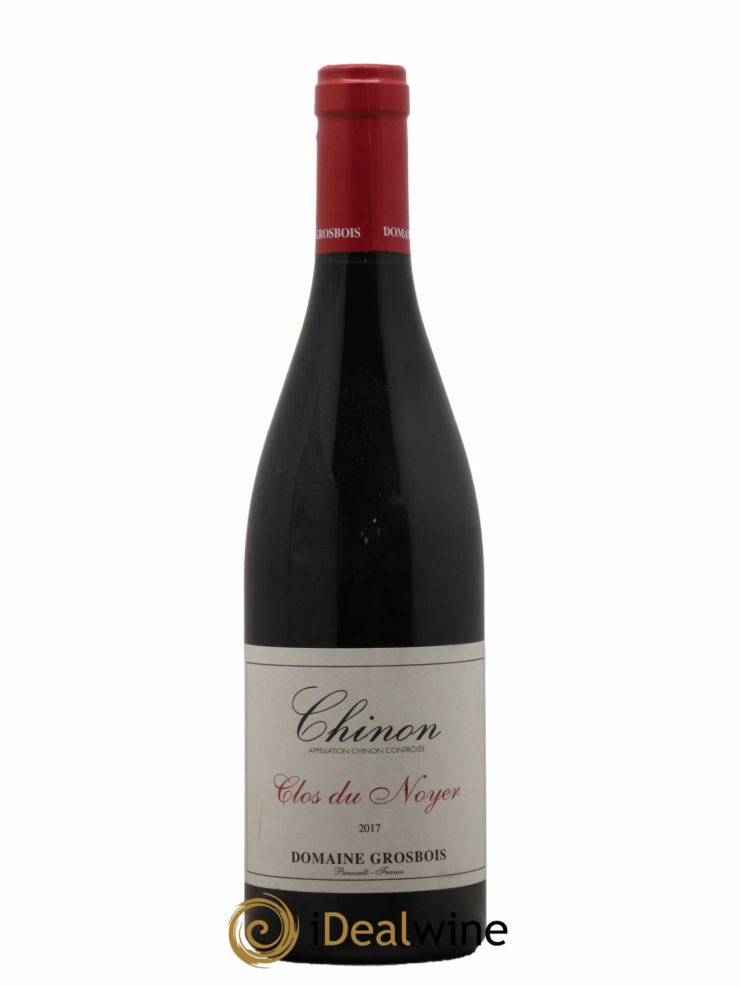 Chinon Clos du Noyer Domaine Grosbois 2017 - Lot de 1 bouteille - 0