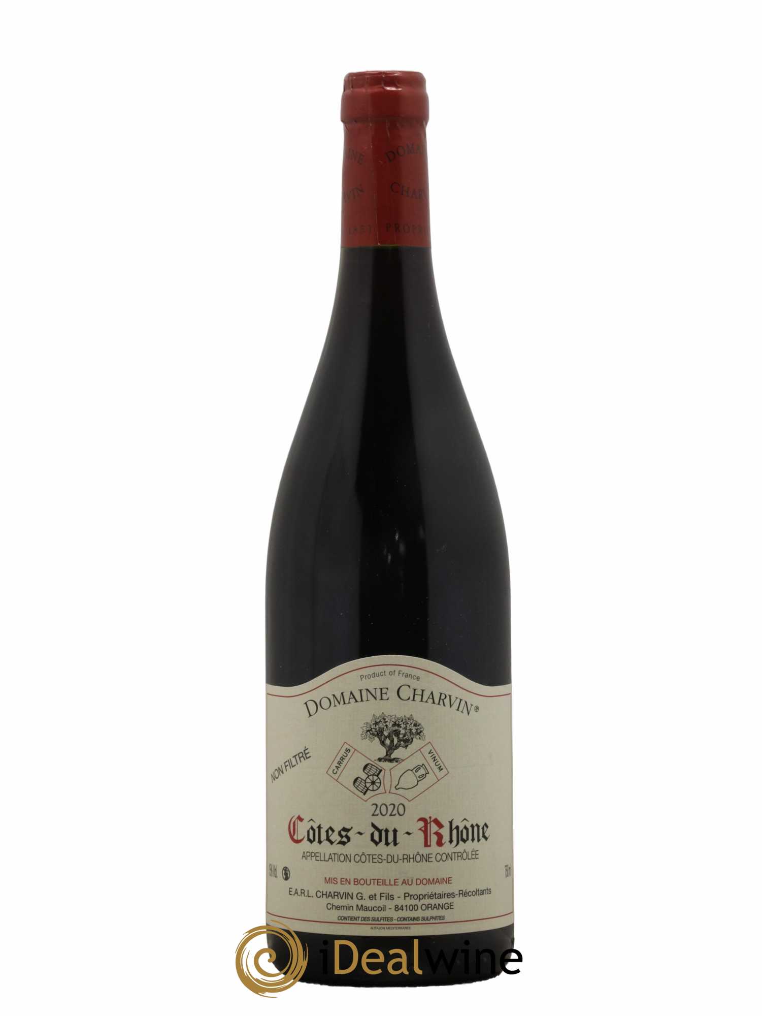 Côtes-du-Rhône Charvin (Domaine) 2020 - Lot de 1 bouteille - 0