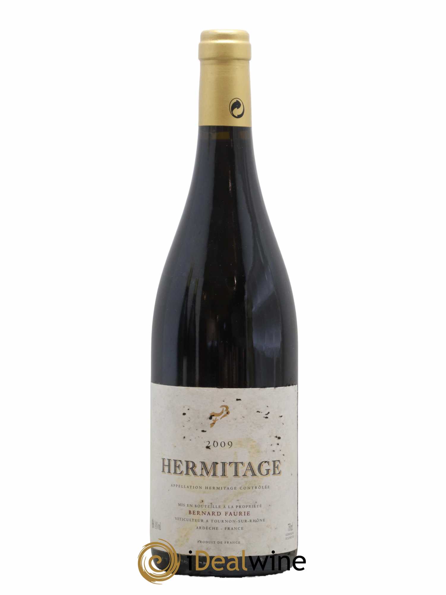 Hermitage Bessards Méal (capsule dorée) Bernard Faurie 2009 - Lot de 1 bouteille - 0