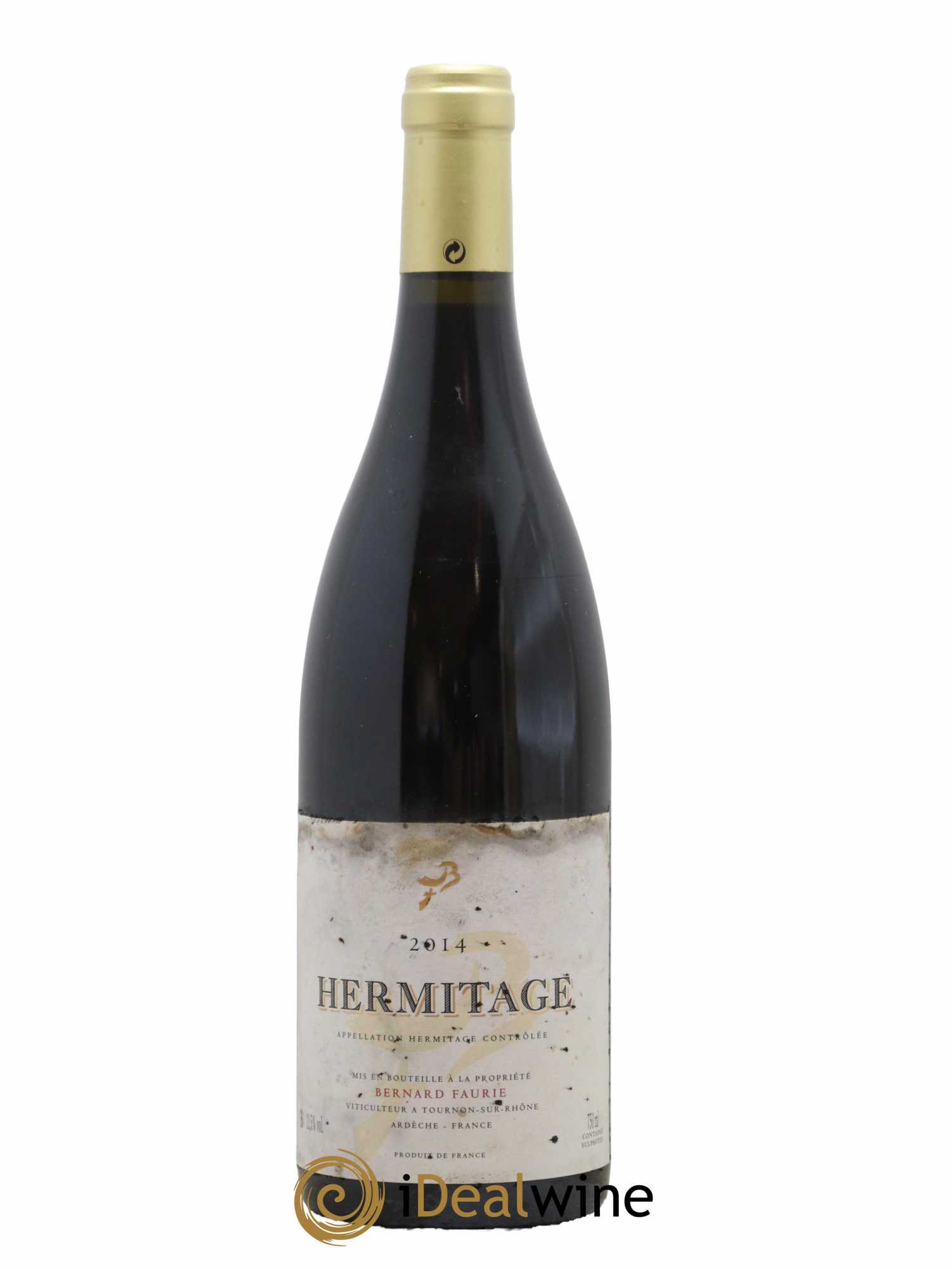 Hermitage Bessards Méal (capsule dorée) Bernard Faurie 2014 - Lot de 1 bouteille - 0