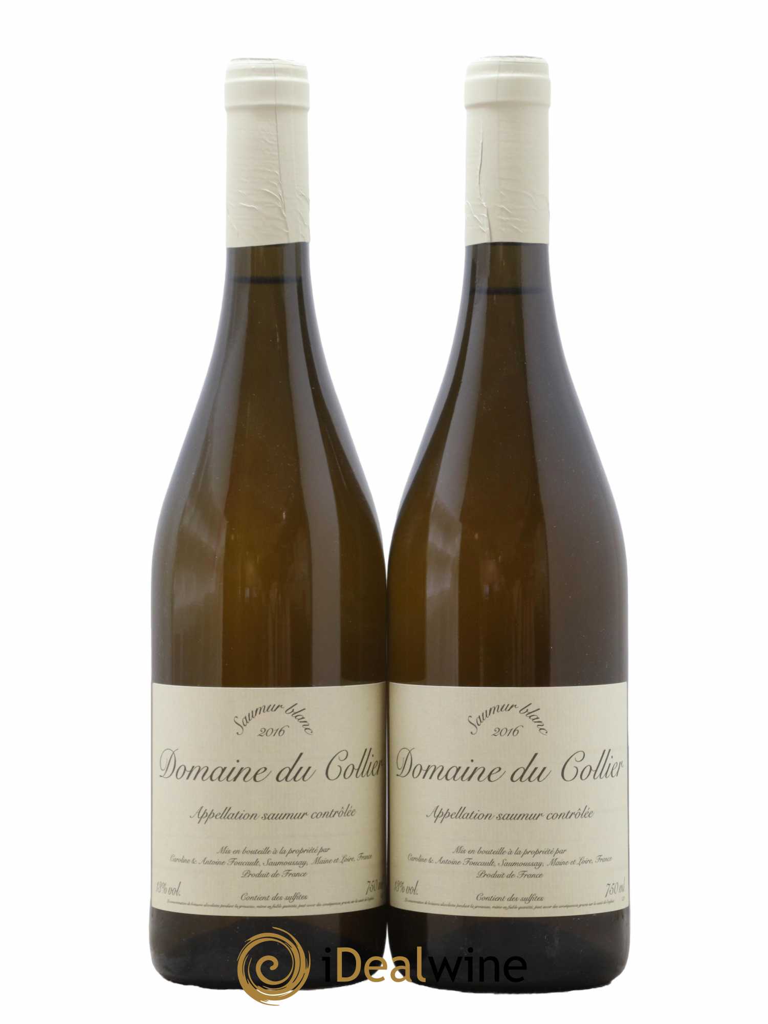Saumur Domaine du Collier 2016 - Lot de 2 bouteilles - 0