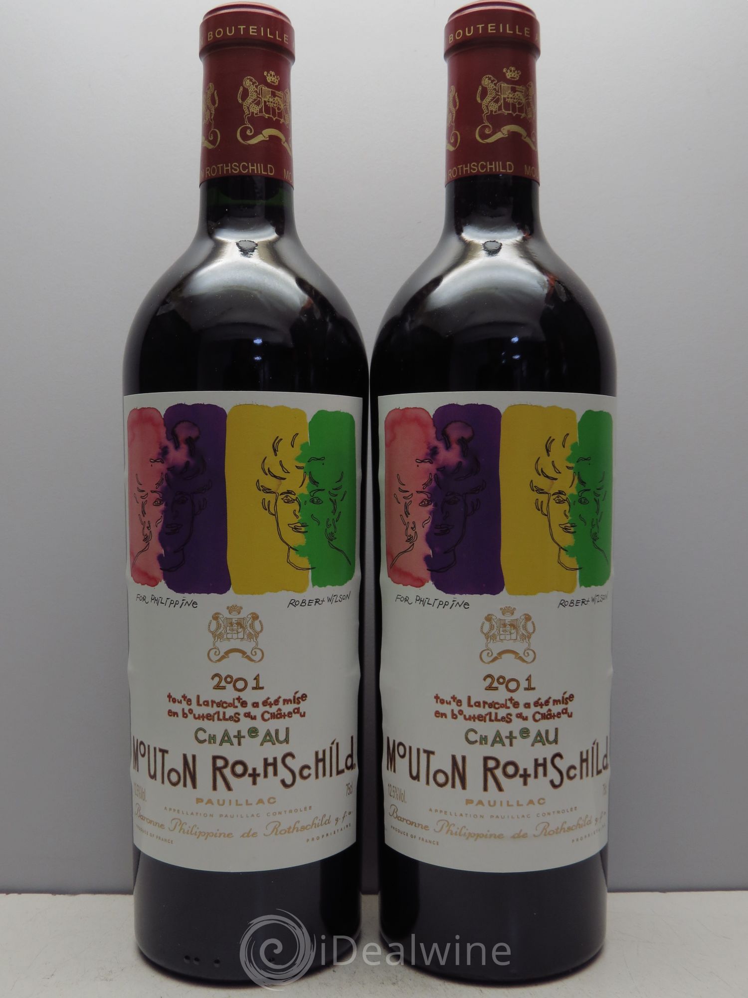 Château Mouton Rothschild 1er Grand Cru Classé 2001 - Lot de 6 bouteilles - 2