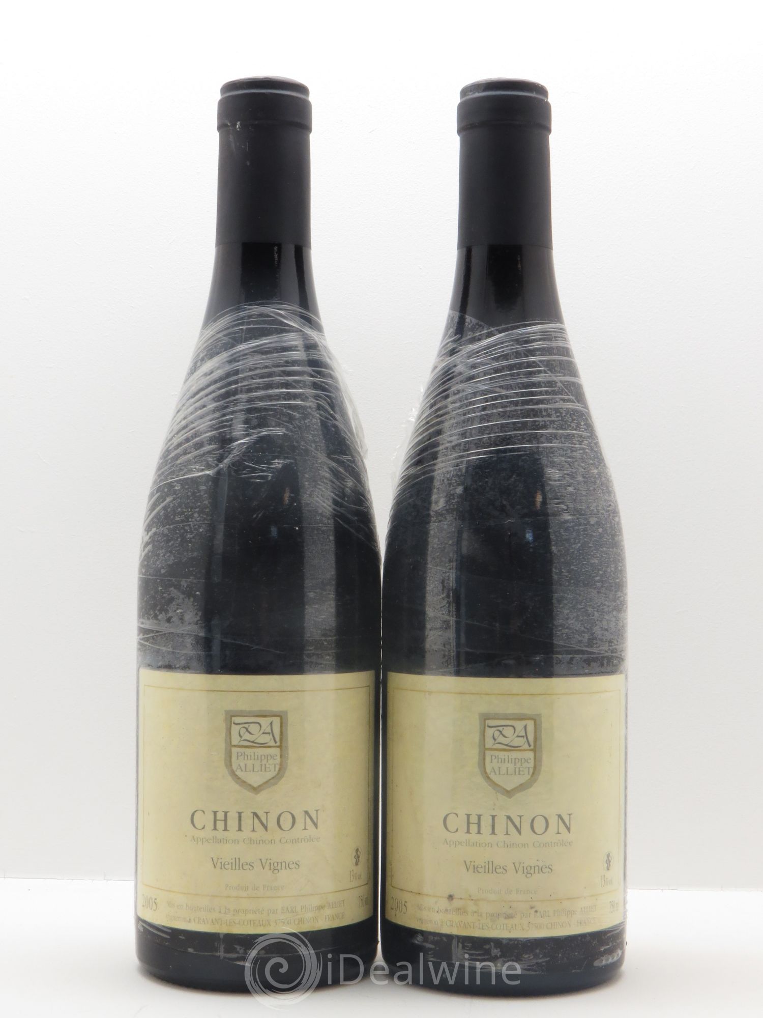 Chinon Vieilles Vignes Philippe Alliet 2005 - Lot de 2 bouteilles - 0