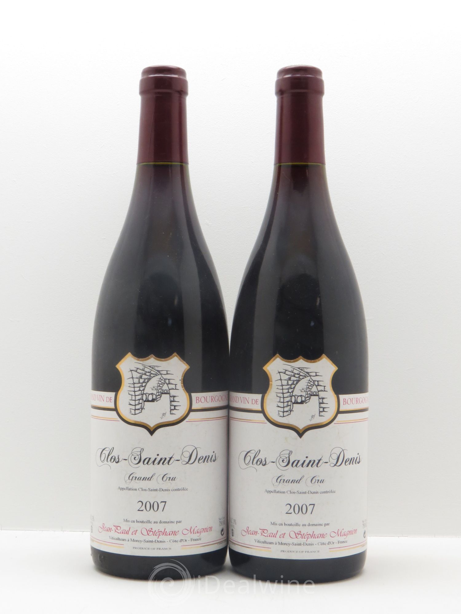 Clos Saint-Denis Grand Cru J-P Magnien 2007 - Lot de 2 bouteilles - 0