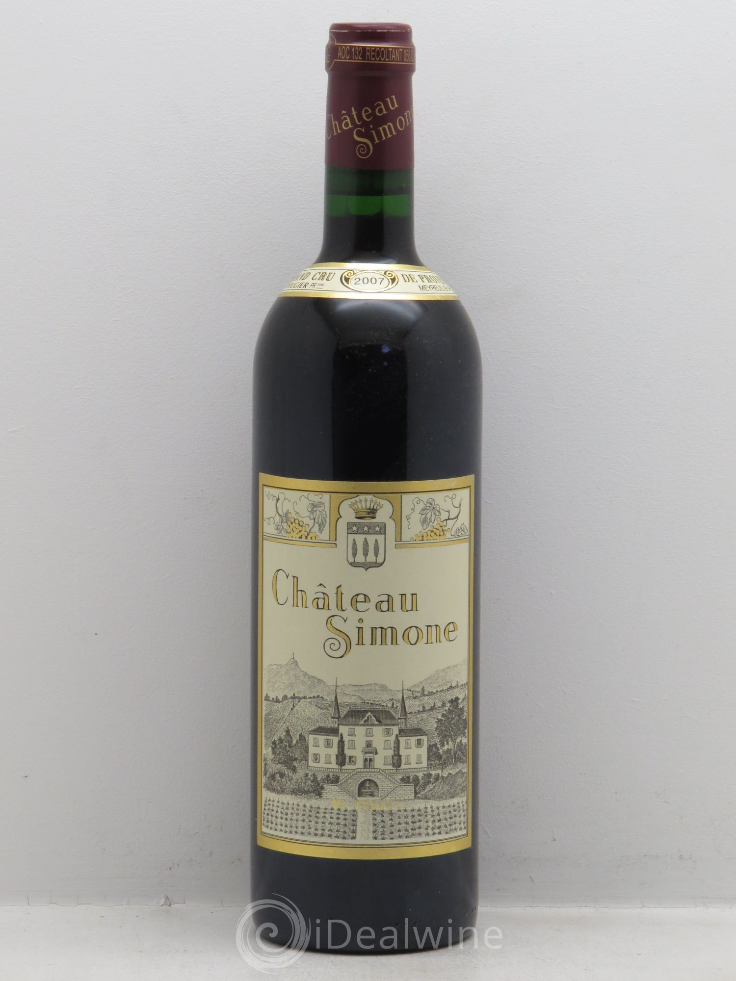 Palette Château Simone Famille Rougier 2007 - Posten von 1 Flasche - 0