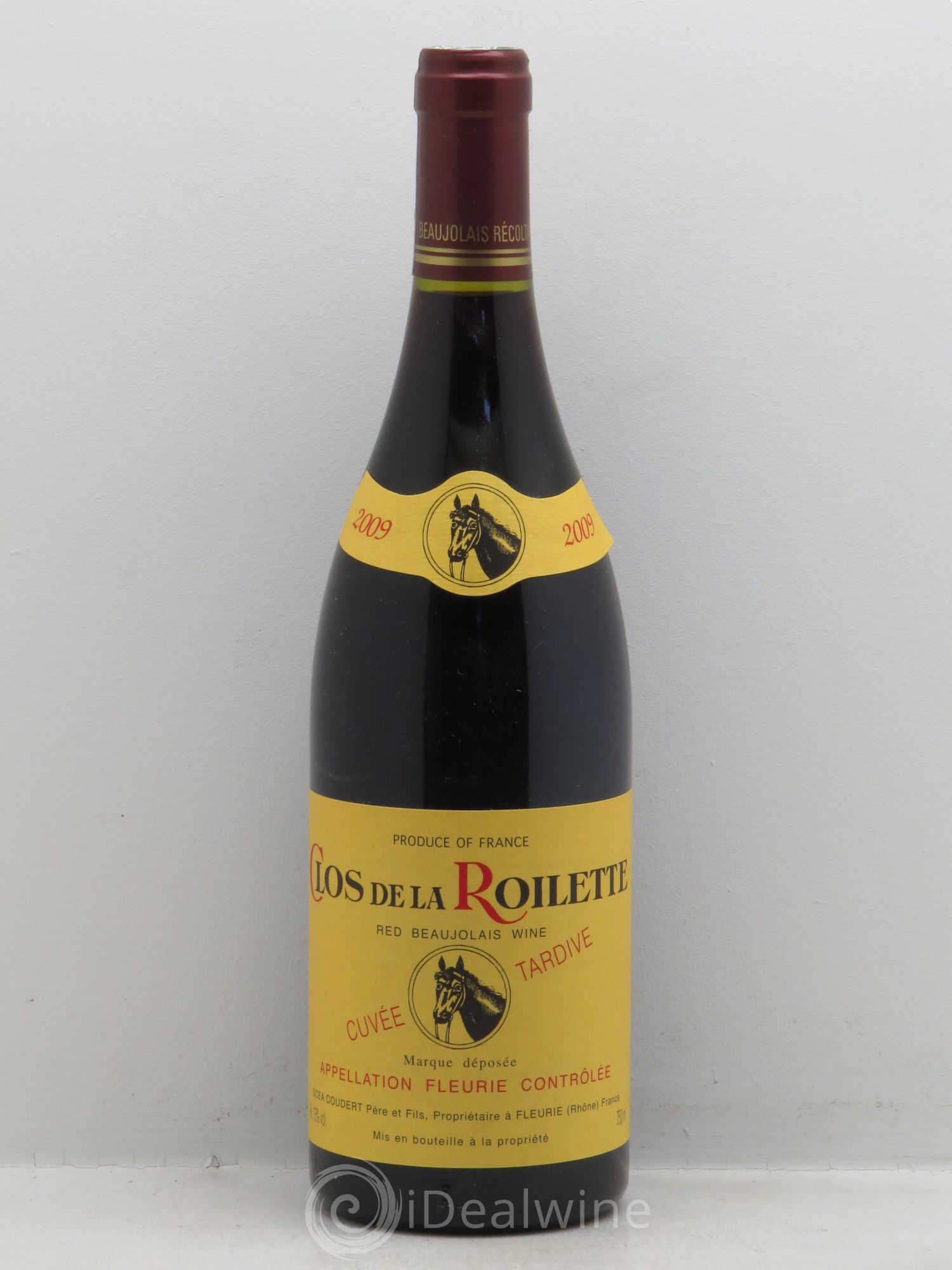 Fleurie Clos de la Roilette mise Tardive 2009 - Posten von 1 Flasche - 0