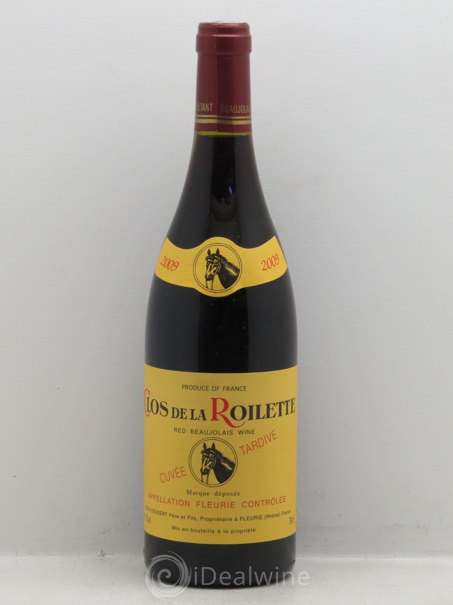 Fleurie Clos de la Roilette mise Tardive 2009 - Posten von 1 Flasche - 0