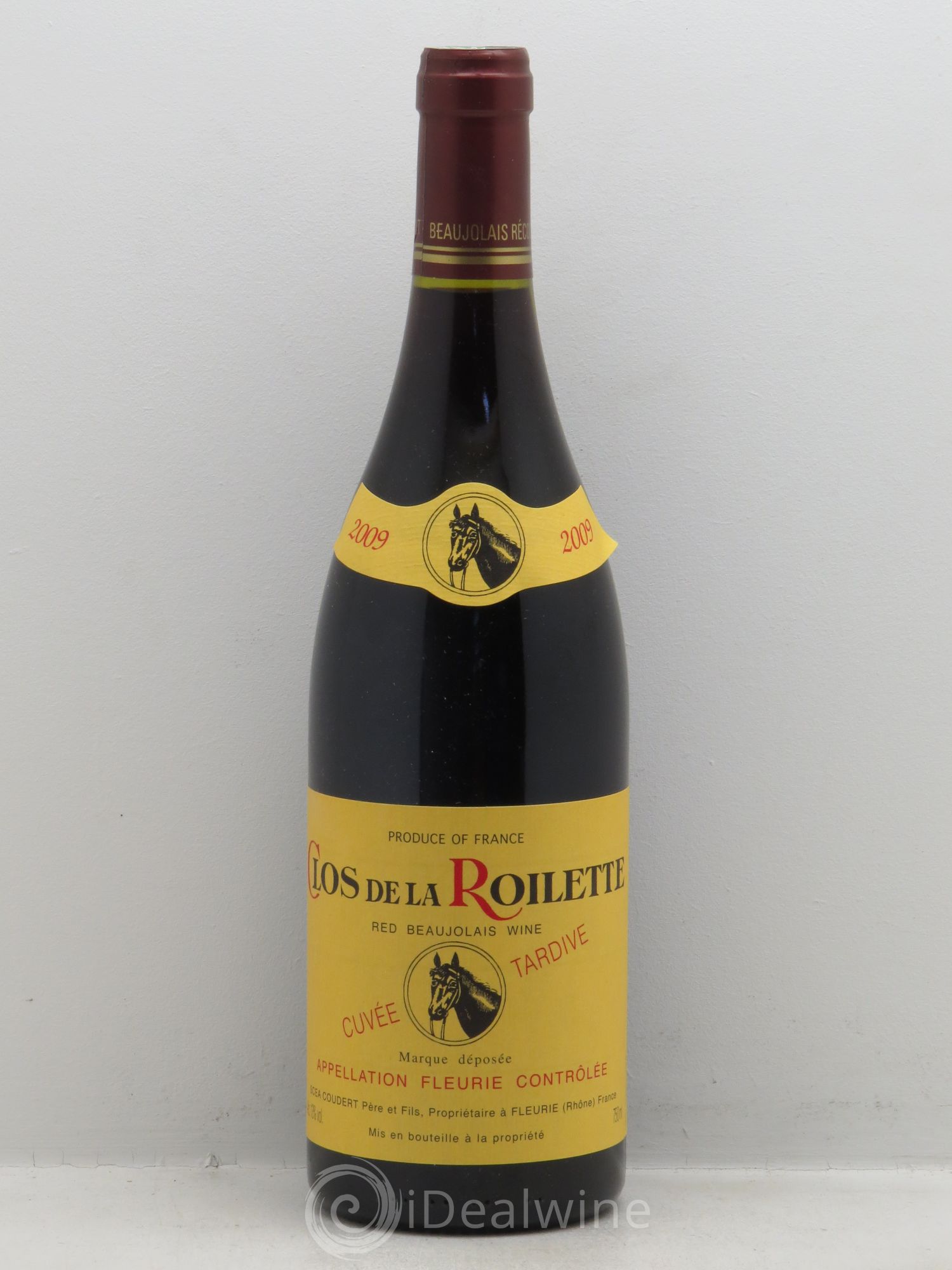 Fleurie Clos de la Roilette mise Tardive 2009 - Posten von 1 Flasche - 0