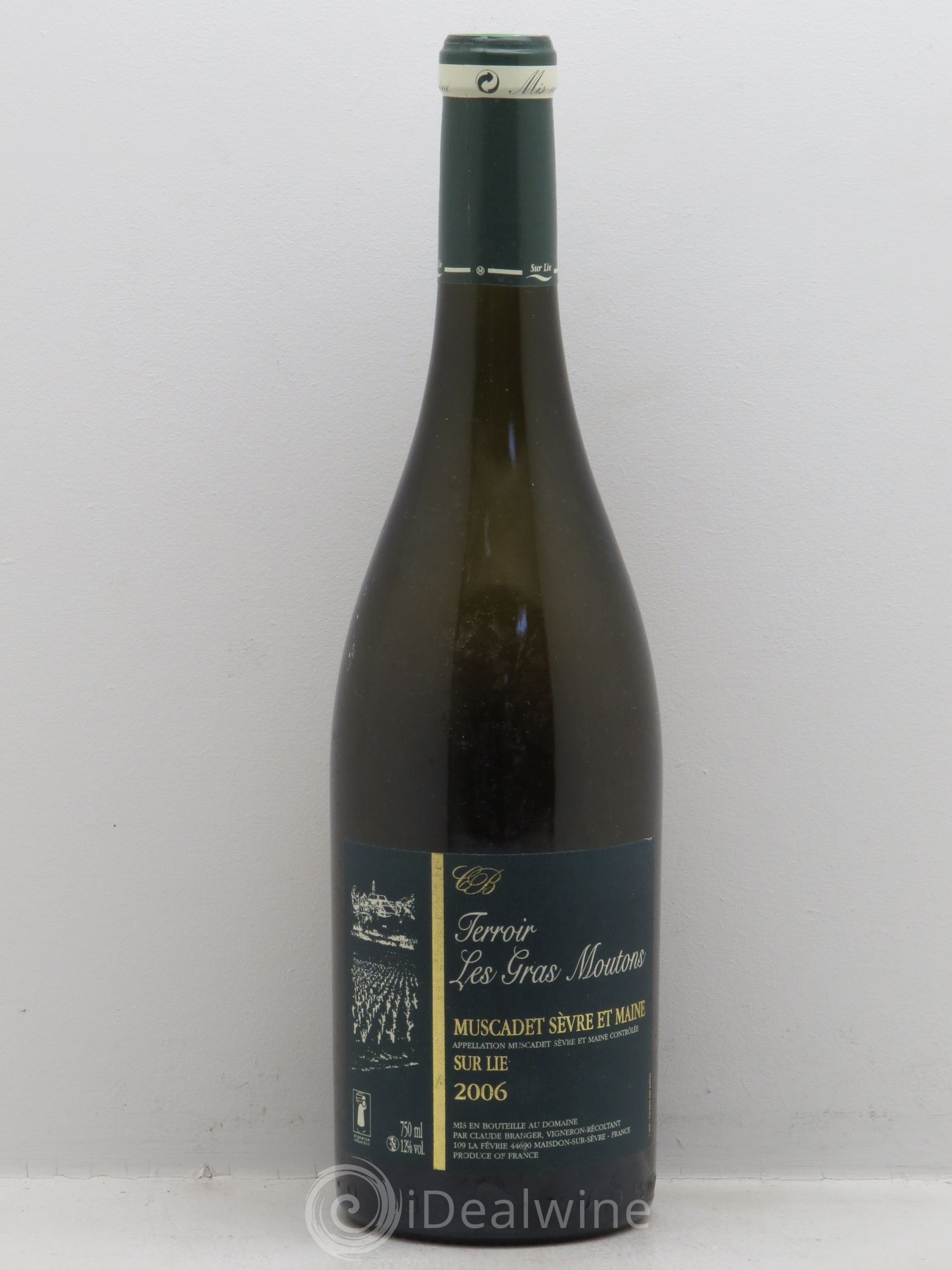 Muscadet Cuvée Les Gras Moutons - Domaine de Haute Fefrie 2006 - Posten von 1 Flasche - 0