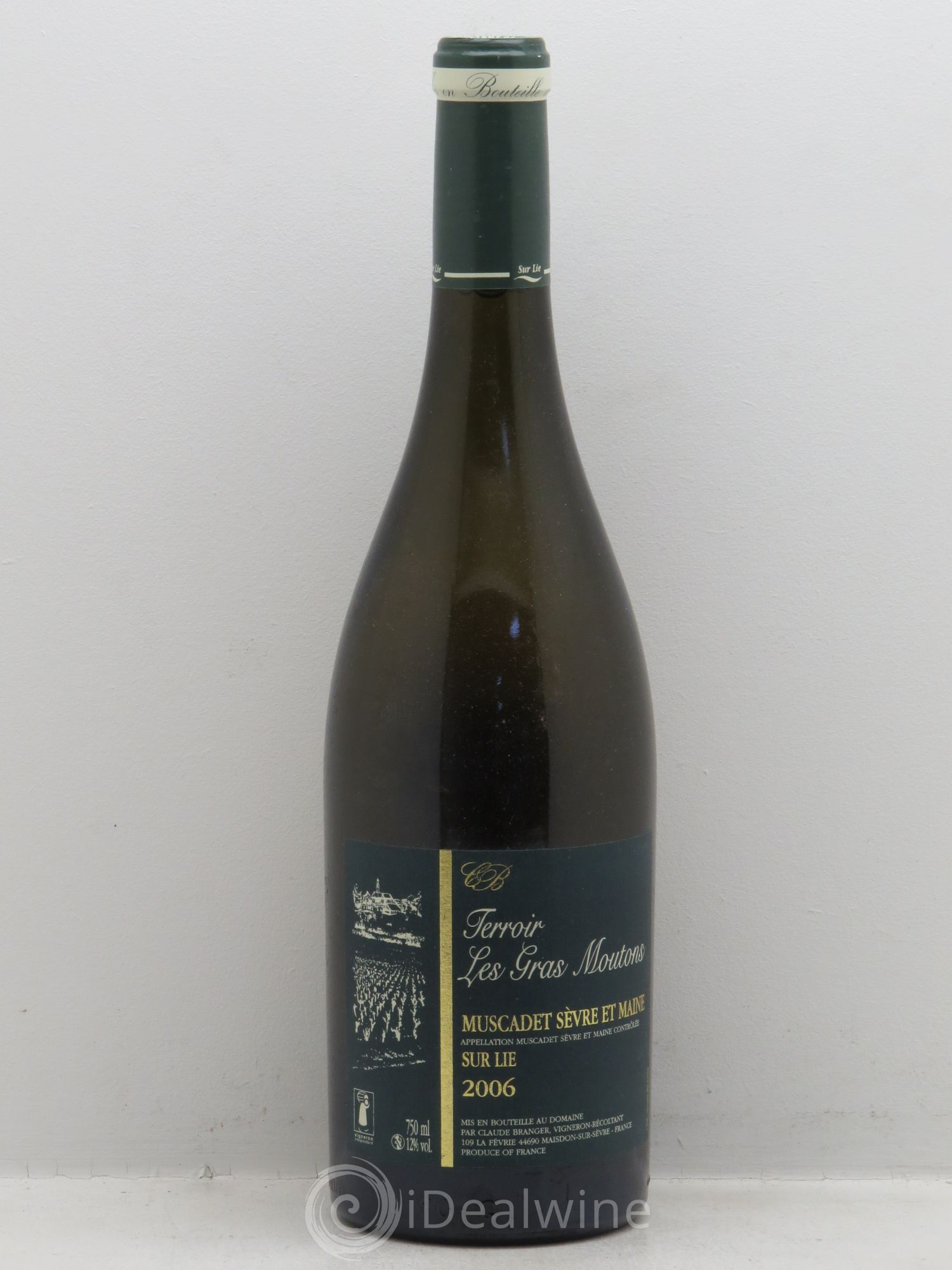 Muscadet Cuvée Les Gras Moutons - Domaine de Haute Fefrie 2006 - Posten von 1 Flasche - 0