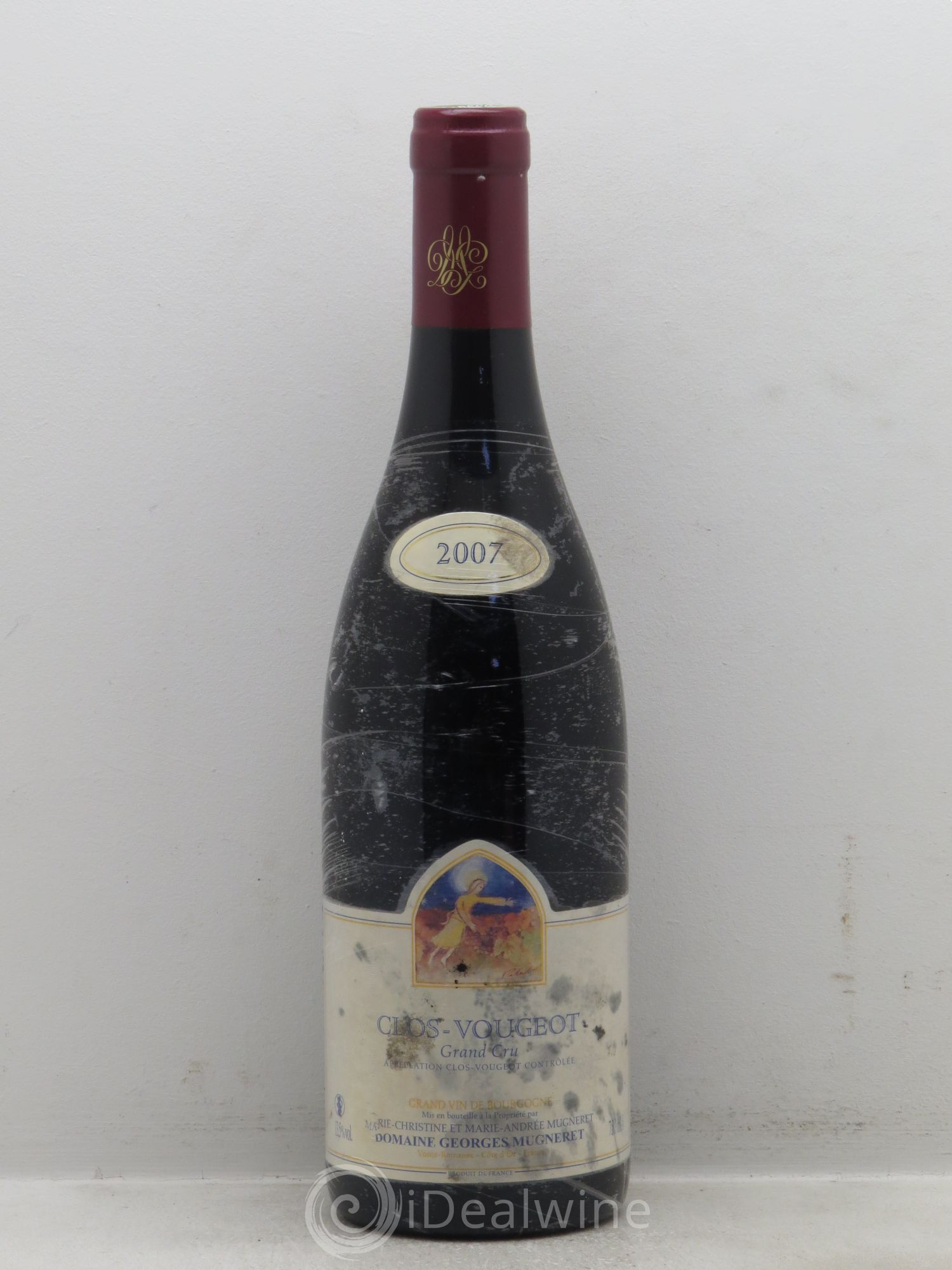 Clos de Vougeot Grand Cru (sans prix de réserve) 2007 - Posten von 1 Flasche - 0