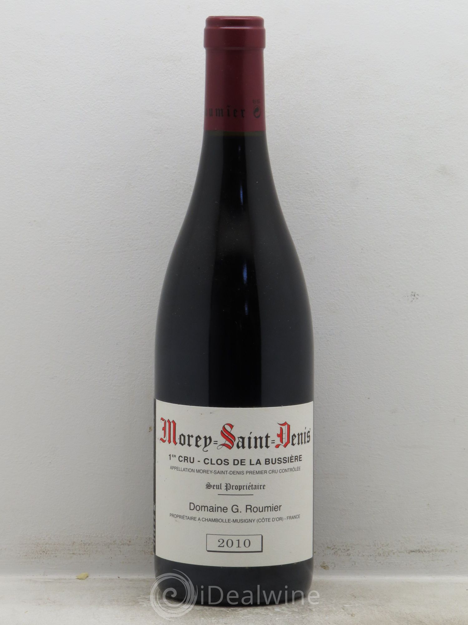 Morey-Saint-Denis 1er Cru Clos de la Bussière Georges Roumier (Domaine) 2010 - Lot de 1 bouteille - 0