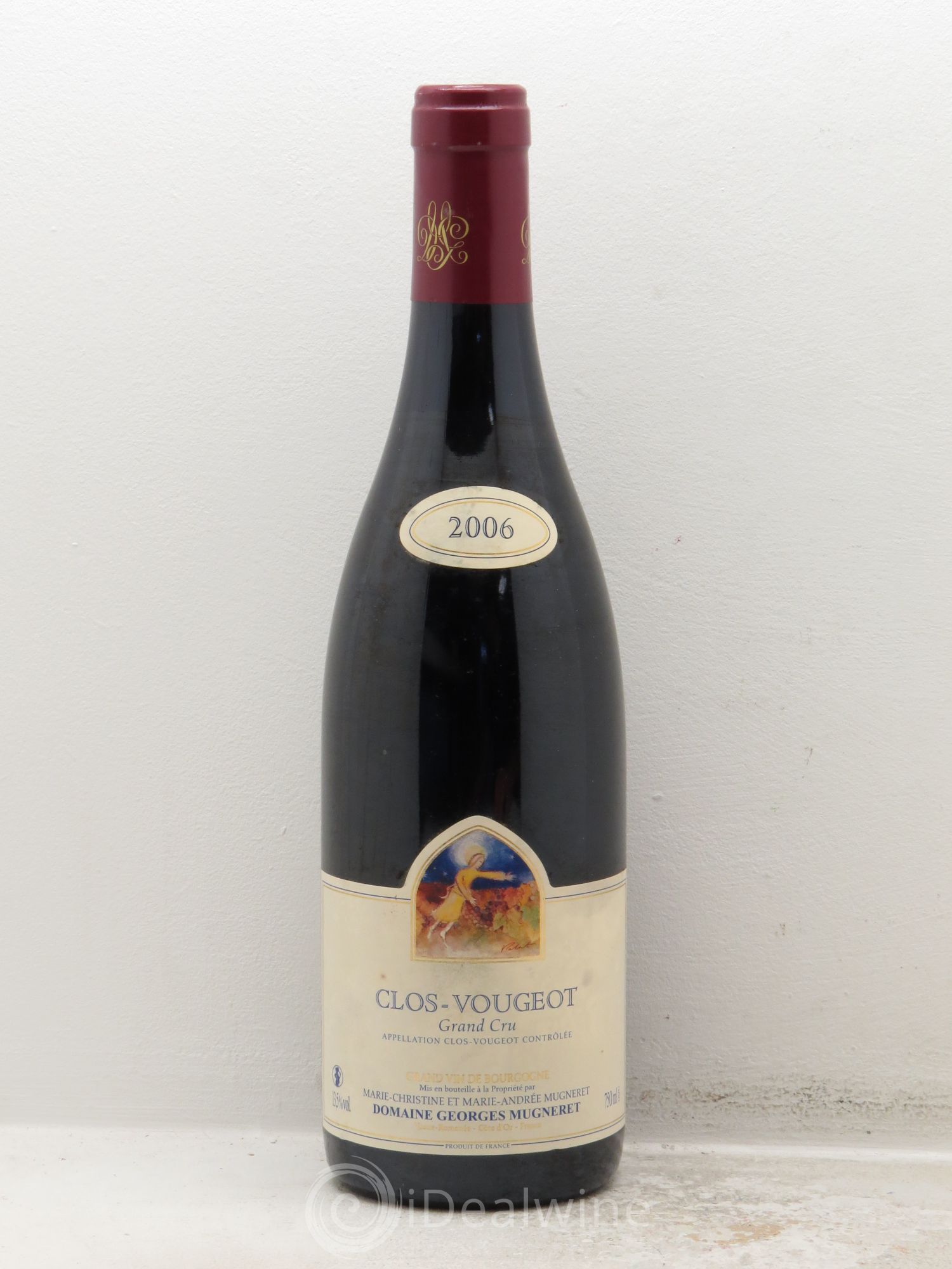 Clos de Vougeot Grand Cru Domaine Mugneret-Gibourg 2006 - Posten von 1 Flasche - 0