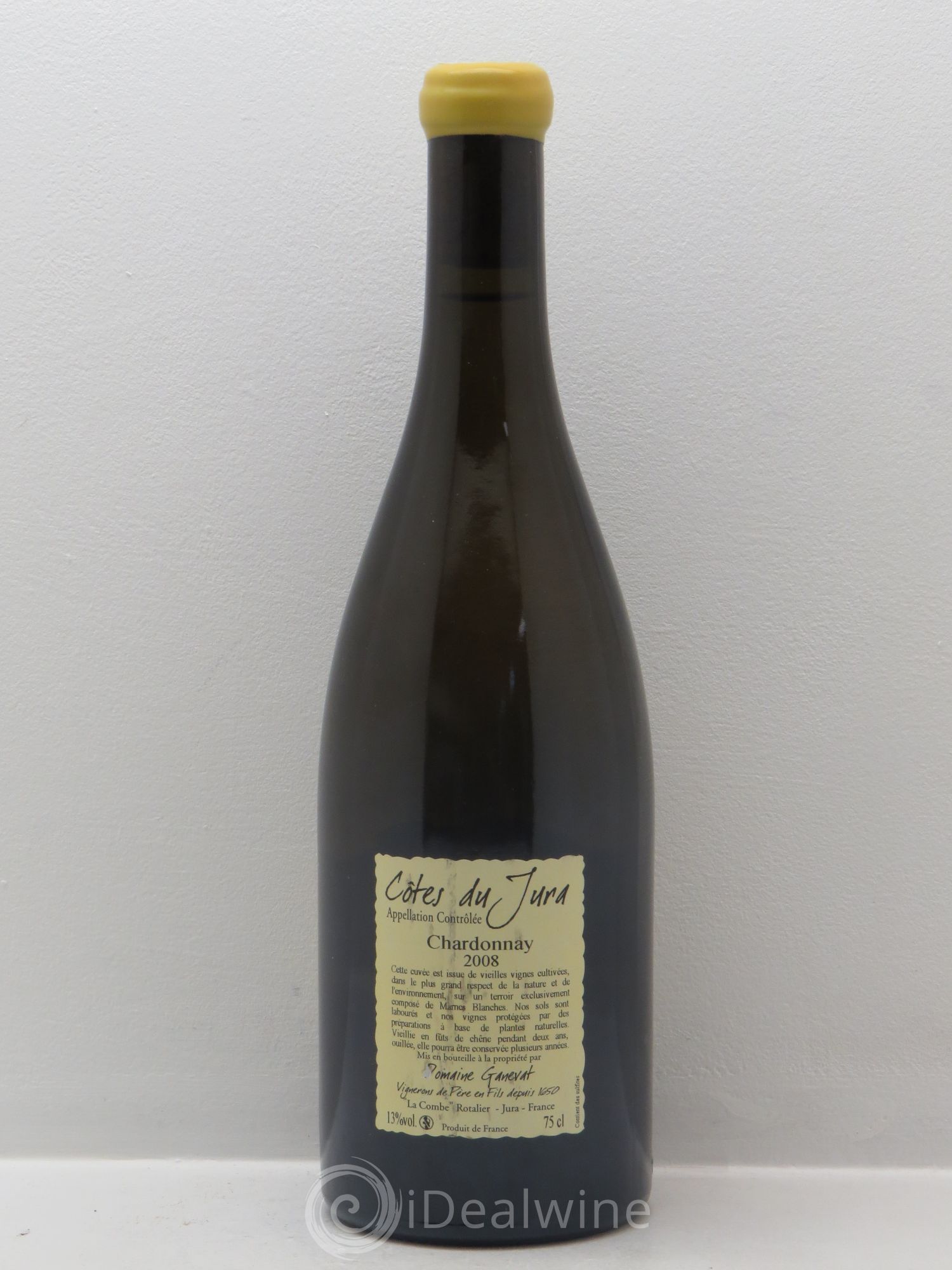 Côtes du Jura Grandes Teppes Vieilles Vignes JF.Ganevat (sans prix de réserve) 2008 - Posten von 1 Flasche - 1