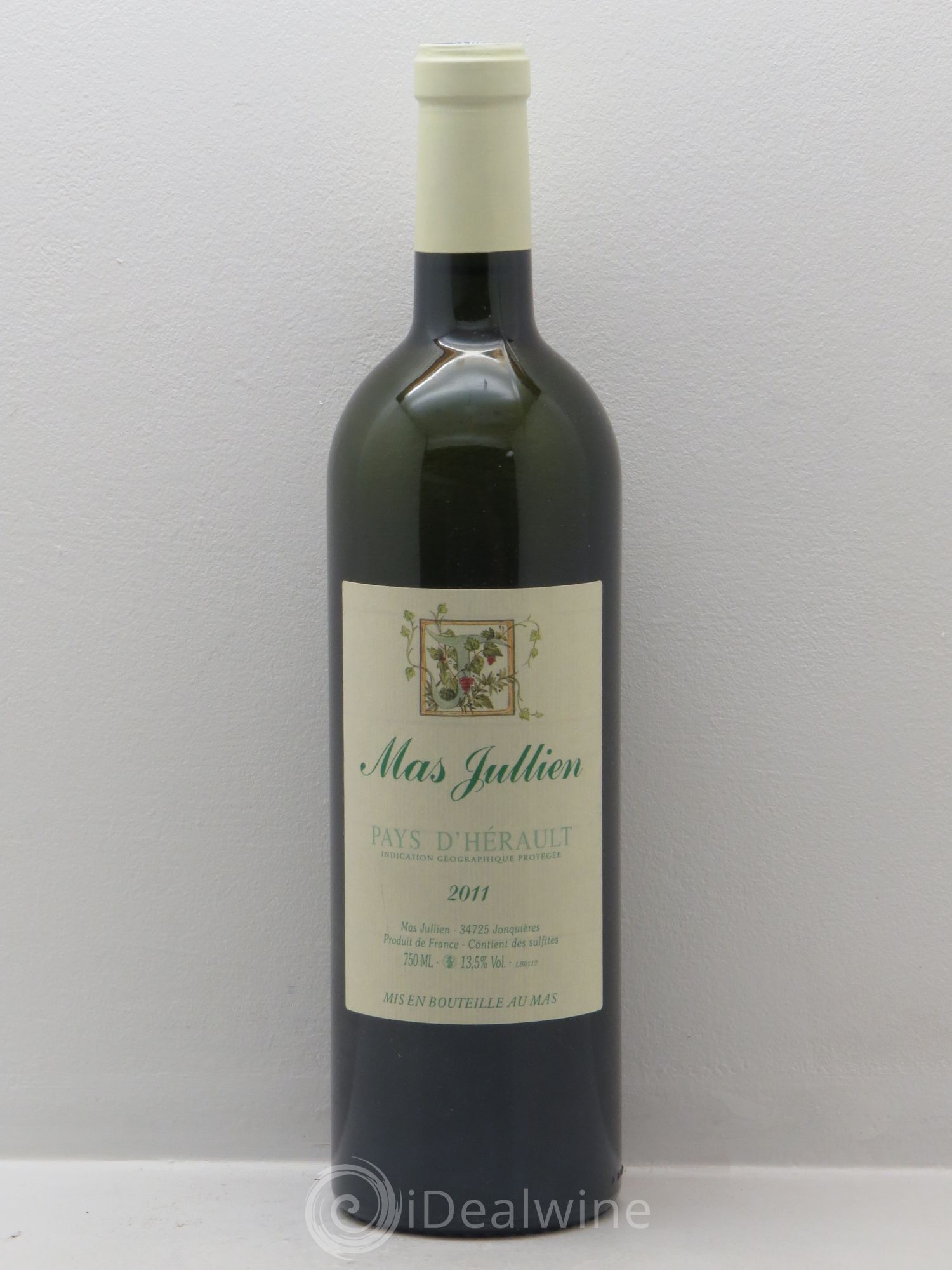 Pays d'Hérault Mas Jullien Olivier Jullien (sans prix de réserve) 2011 - Lot de 1 bouteille - 0