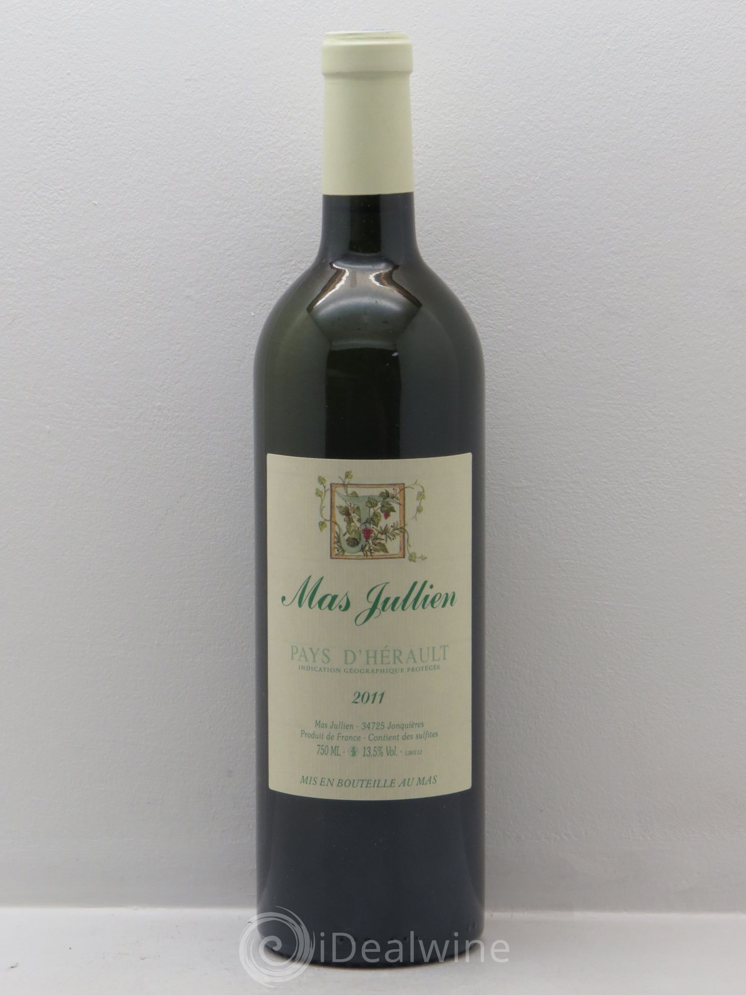 Pays d'Hérault Mas Jullien Olivier Jullien (sans prix de réserve) 2011 - Lot de 1 bouteille - 0