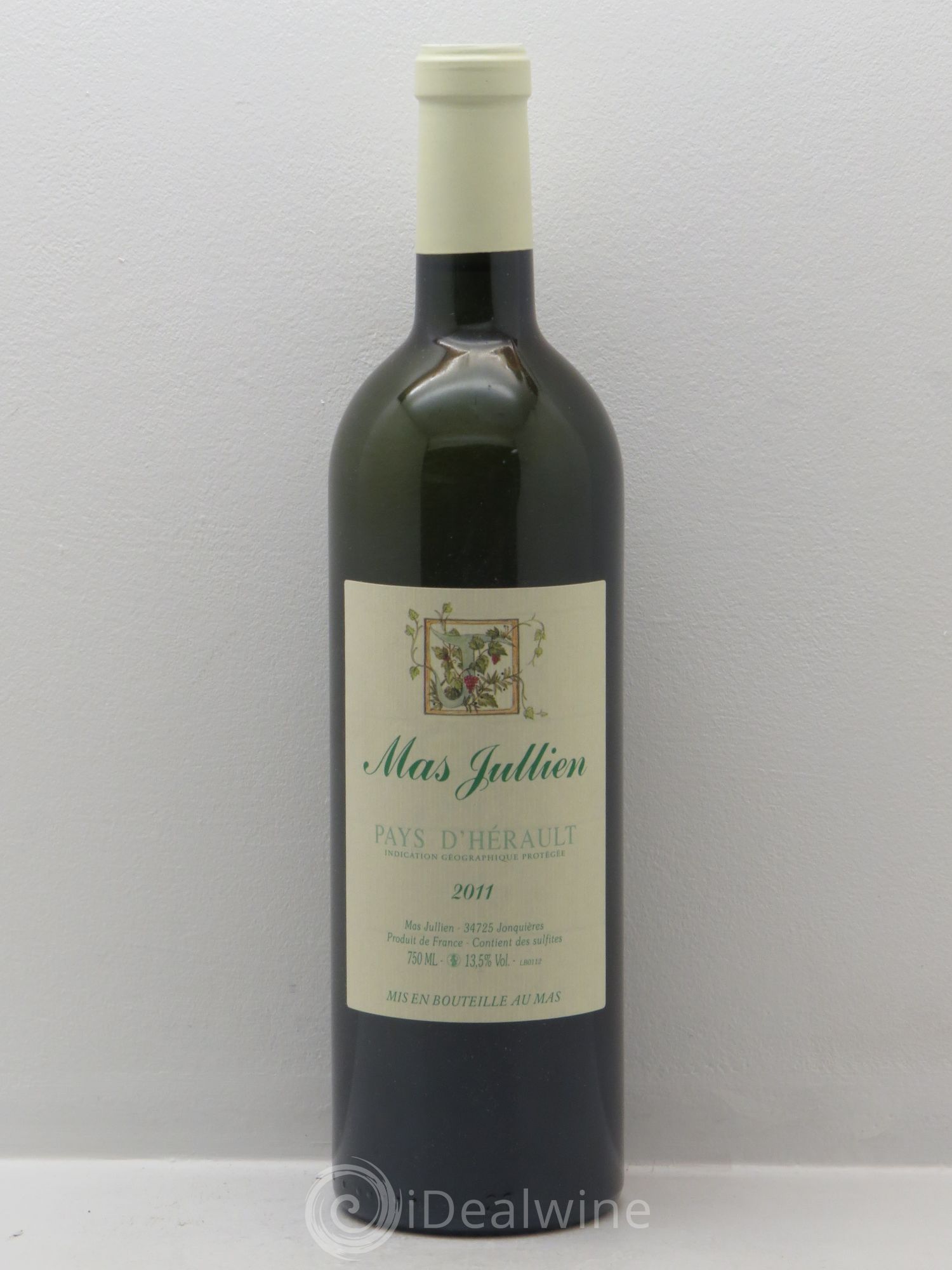 Pays d'Hérault Mas Jullien Olivier Jullien (sans prix de réserve) 2011 - Lot de 1 bouteille - 0