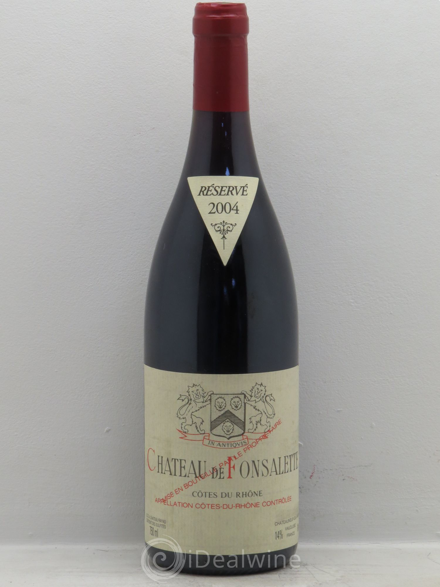 Côtes-du-Rhône Château de Fonsalette Emmanuel Reynaud (sans prix de réserve) 2004 - Lot de 1 bouteille - 0