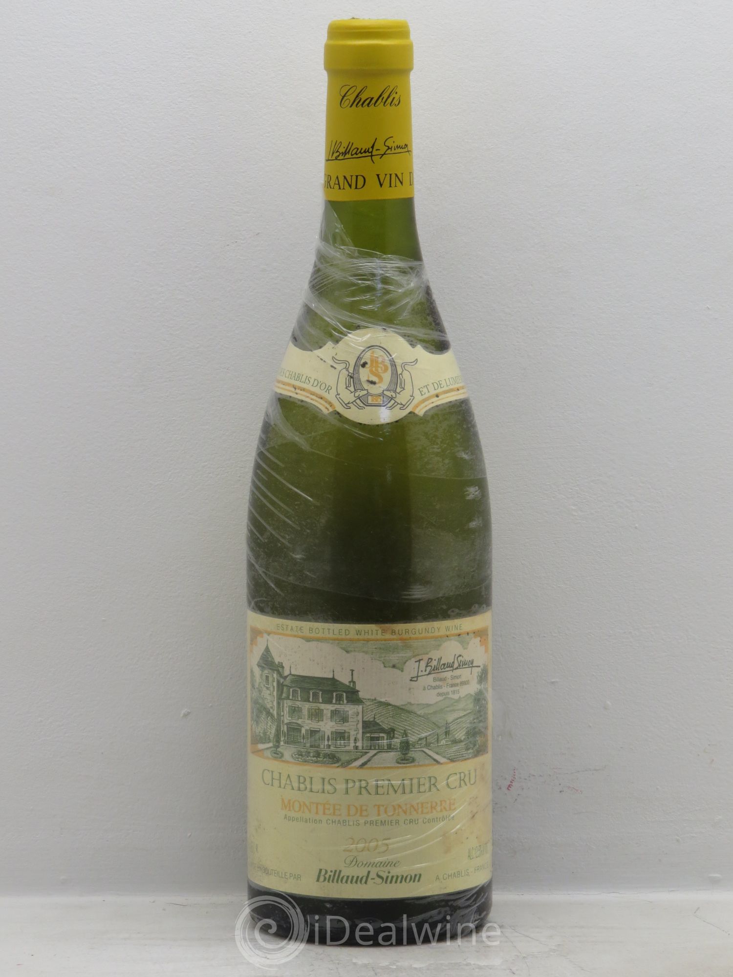 Chablis 1er Cru Montée de Tonnerre Billaud-Simon (Domaine) 2005 - Lot de 1 bouteille - 0