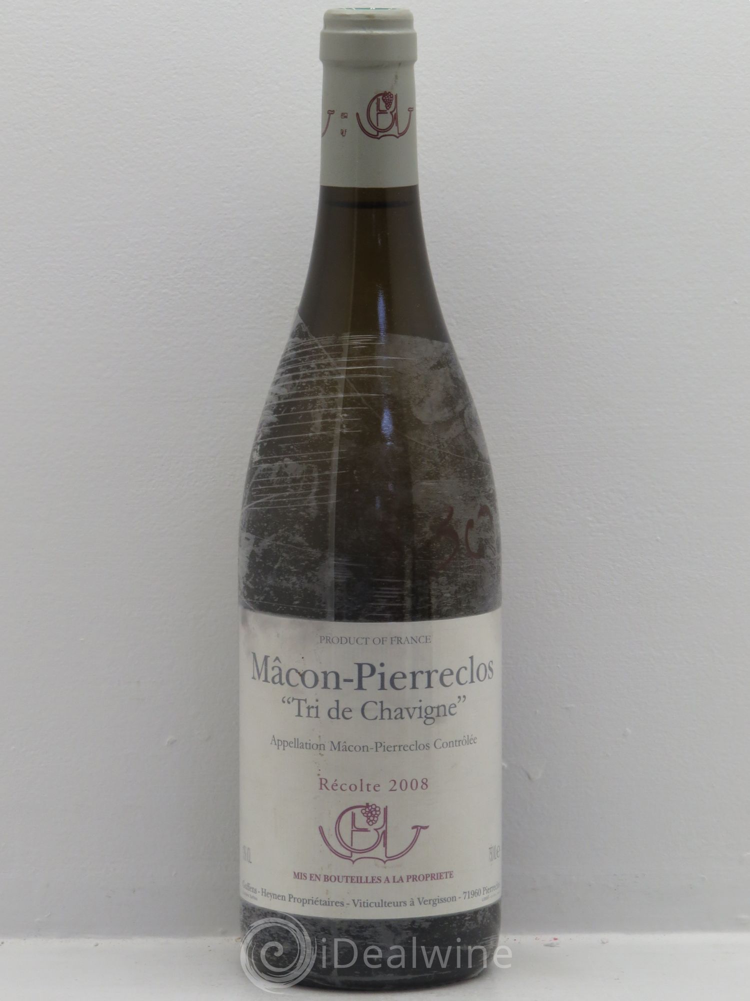 Mâcon-Pierreclos Tri de Chavigne Guffens-Heynen 2008 - Lot de 1 bouteille - 0